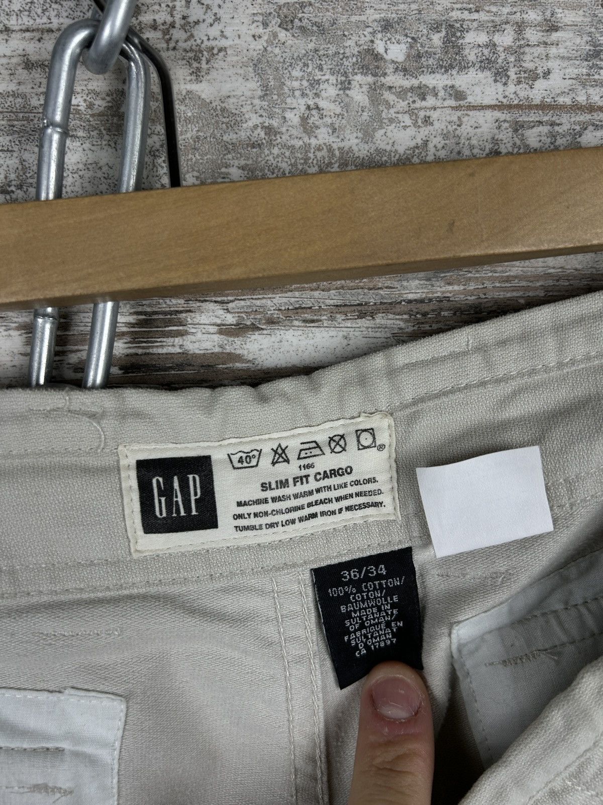 Gap × Vintage Mens Vintage Gap Cargo baggy pants y2k streetwear rare Size US 36 / EU 52 - 23 Thumbnail