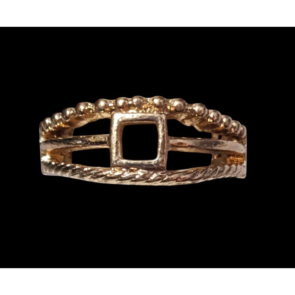 Other Paparazzi A Square Deal Gold Tone Stretch Ring Size 8 Size ONE SIZE - 1 Thumbnail