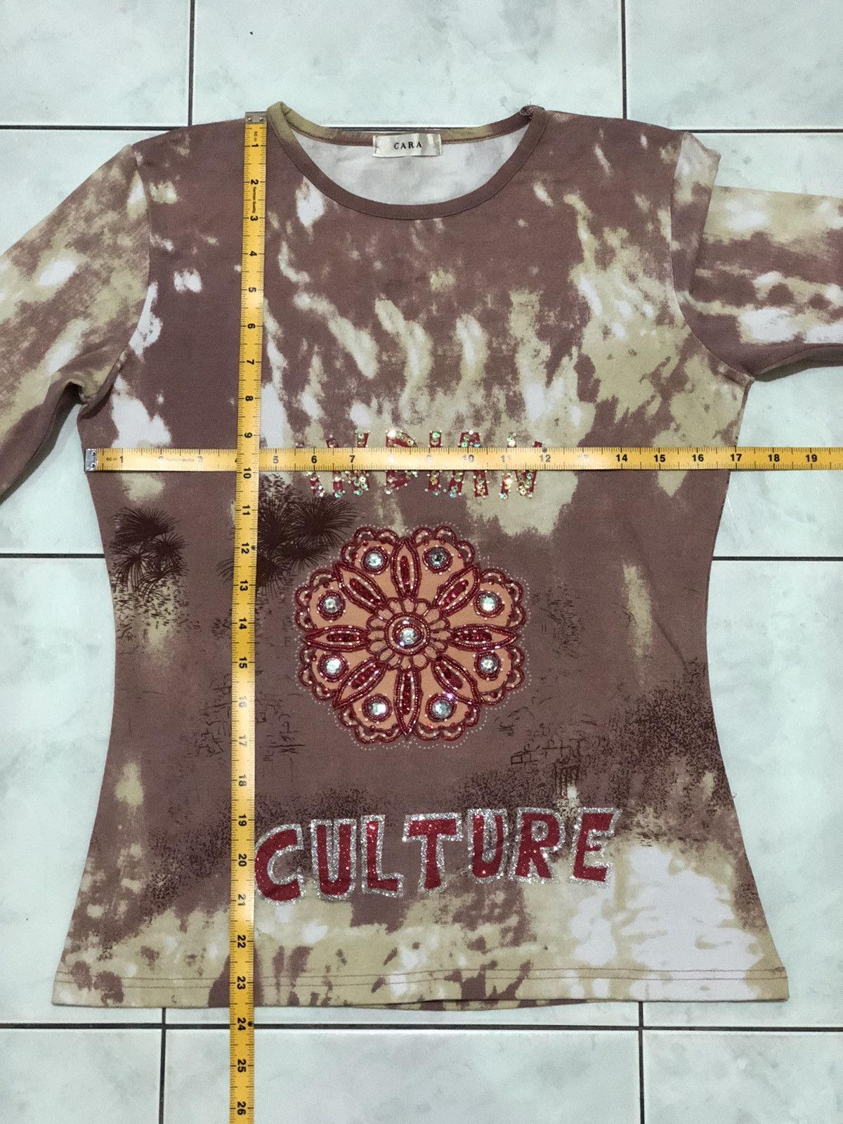 Japanese Brand Cara Bohemian Bloom Indian Spirit Tye Dye Longsleeves Size ONE SIZE - 17 Thumbnail