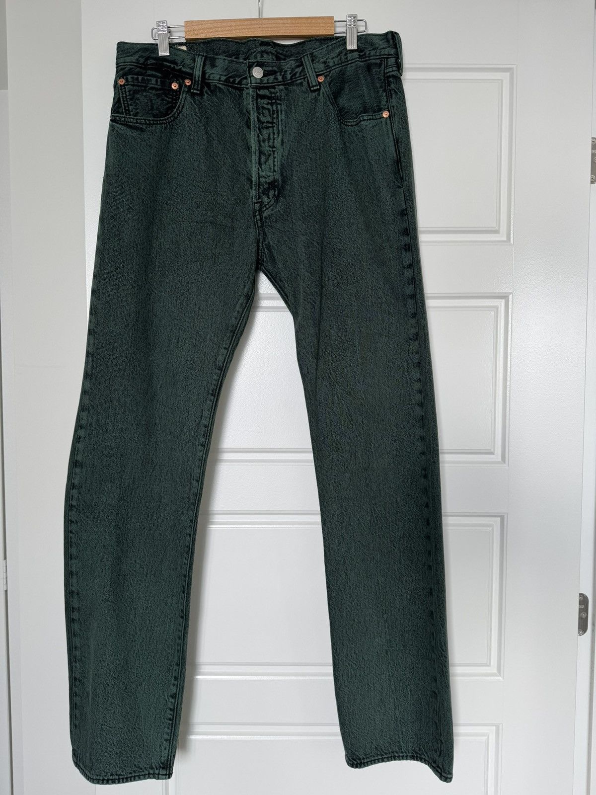 Levi's Spruce Green Levi’s 501 Size US 34 / EU 50 - 1 Thumbnail