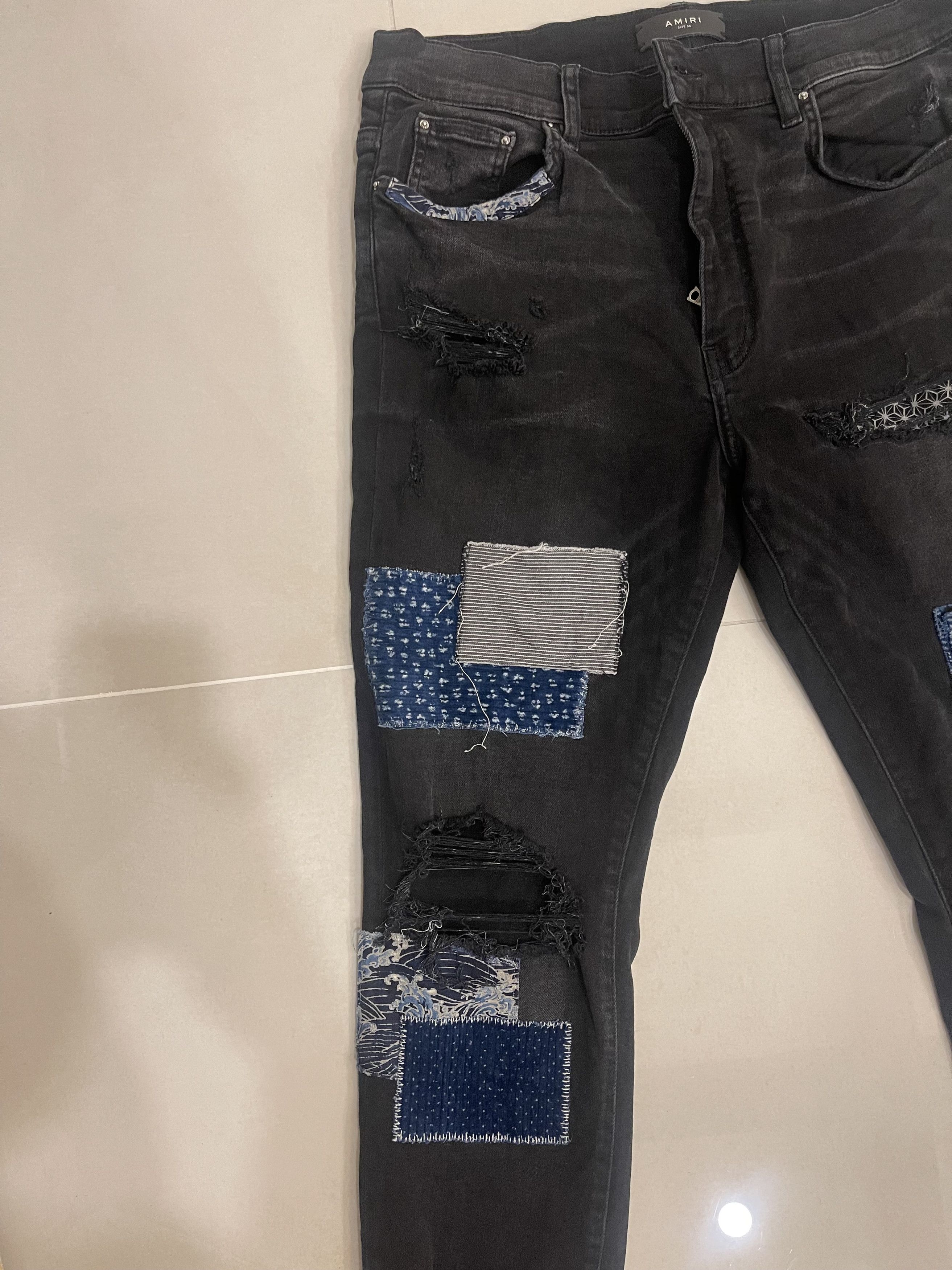 Amiri Amiri Japanese patch work Size US 36 / EU 52 - 2 Thumbnail