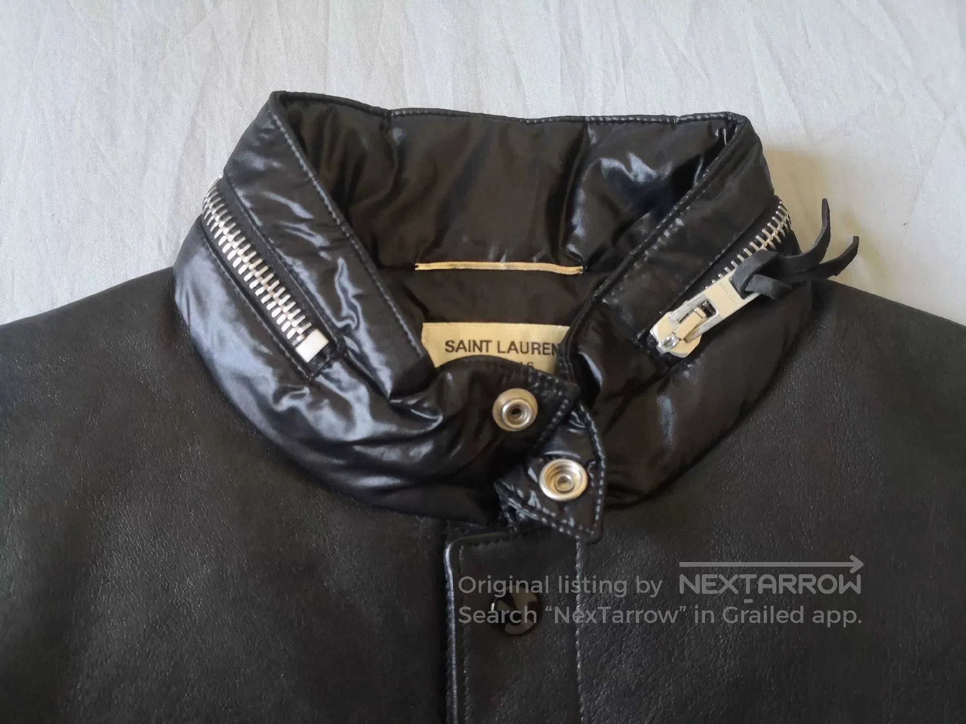 Saint Laurent Paris Saint Laurent Black Shiny Puffer Jacket. Size US S / EU 44-46 / 1 - 2 Thumbnail