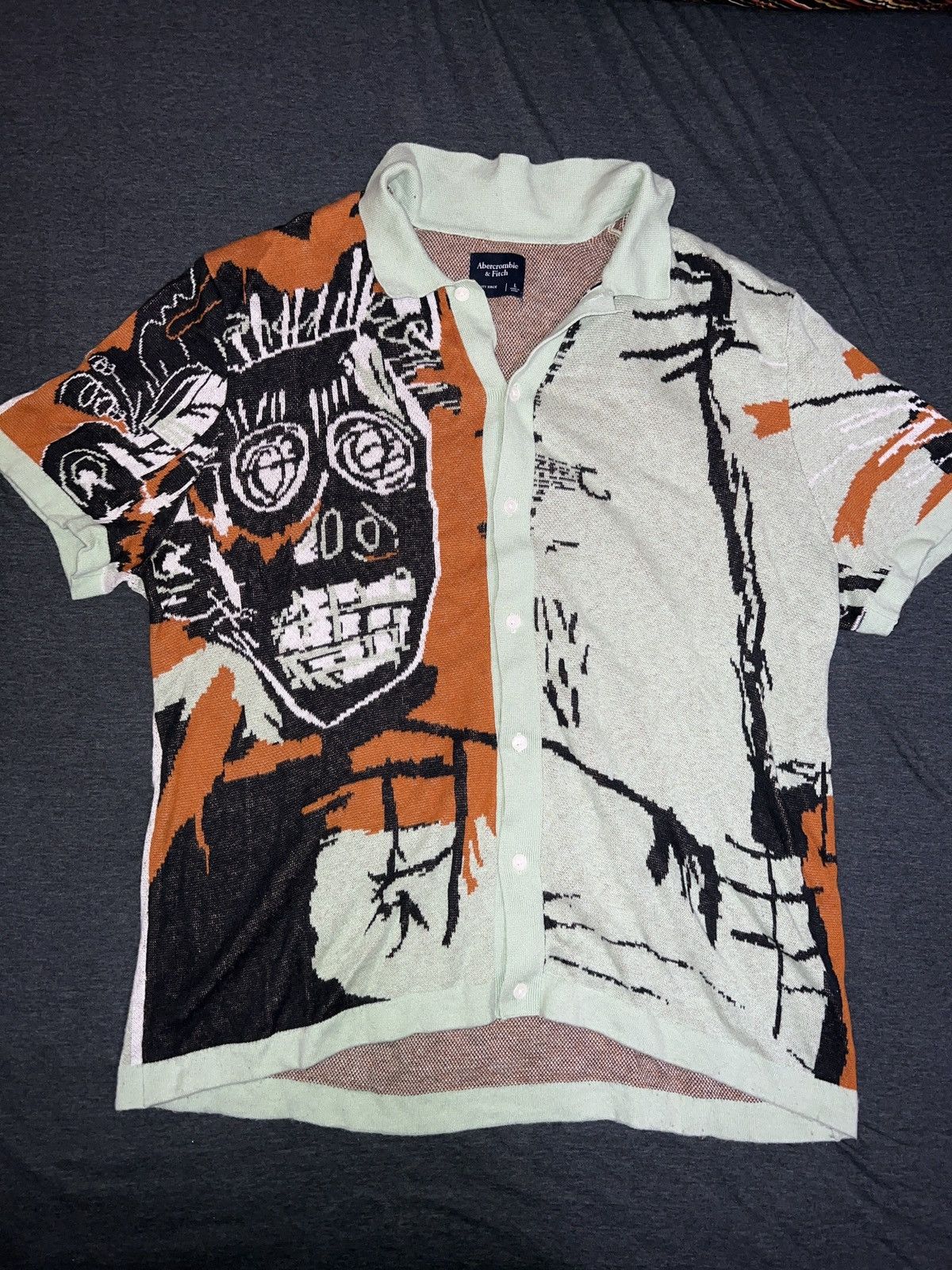Abercrombie & Fitch A&F Basquiat Button up Size US L / EU 52-54 / 3 - 1 Thumbnail