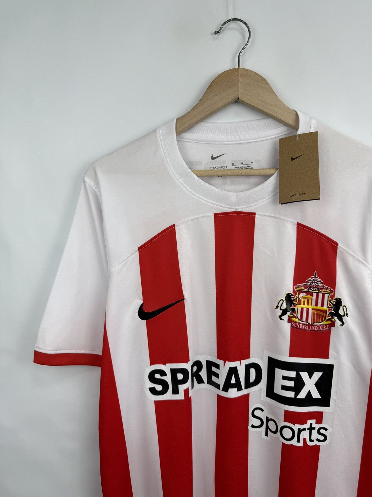 Nike 🏴󠁧󠁢󠁥󠁮󠁧󠁿 Y2K Nike Sunderland Soccer Jersey T-Shirt Blokecore Rare Size US M / EU 48-50 / 2 - 2 Thumbnail