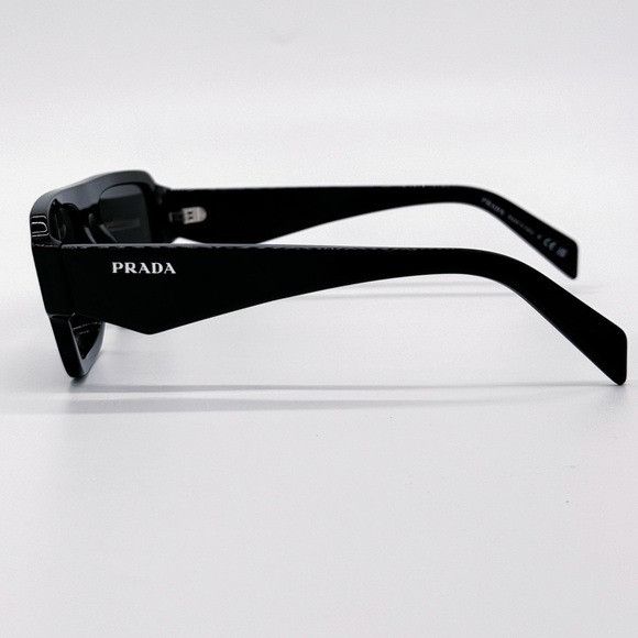 Prada NEW PRADA SPR A05 16K08Z SQUARE BLACK PRA05S 16K08Z UNISEX P Size ONE SIZE - 8 Thumbnail