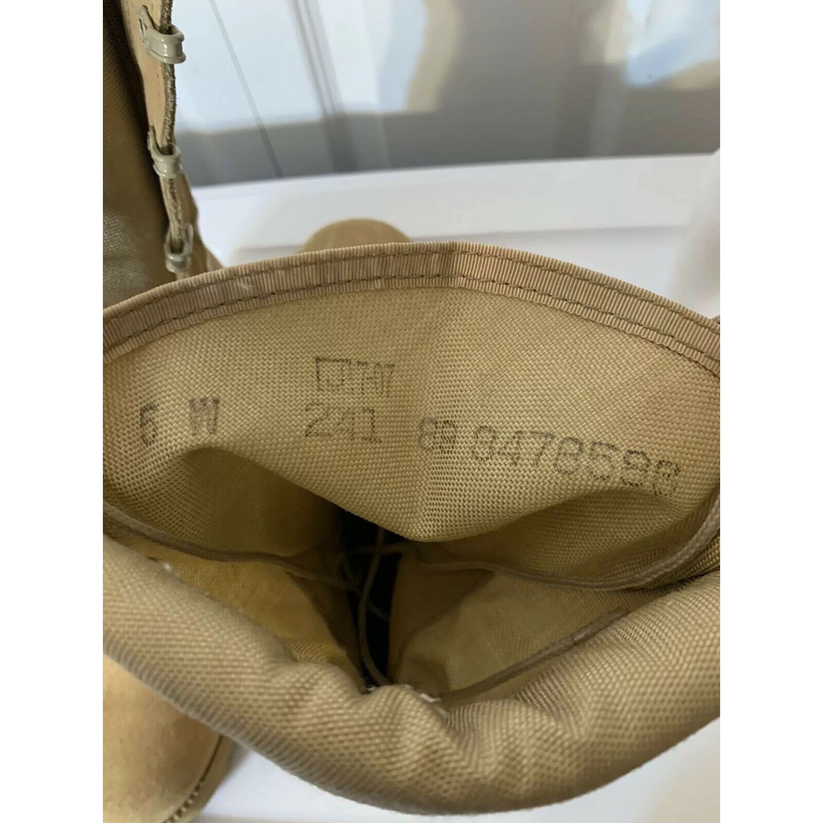 Vibram Vibram Men’s Sz 5W Desert Combat Work Boots Tan Size US 5 / EU 37 - 4 Thumbnail
