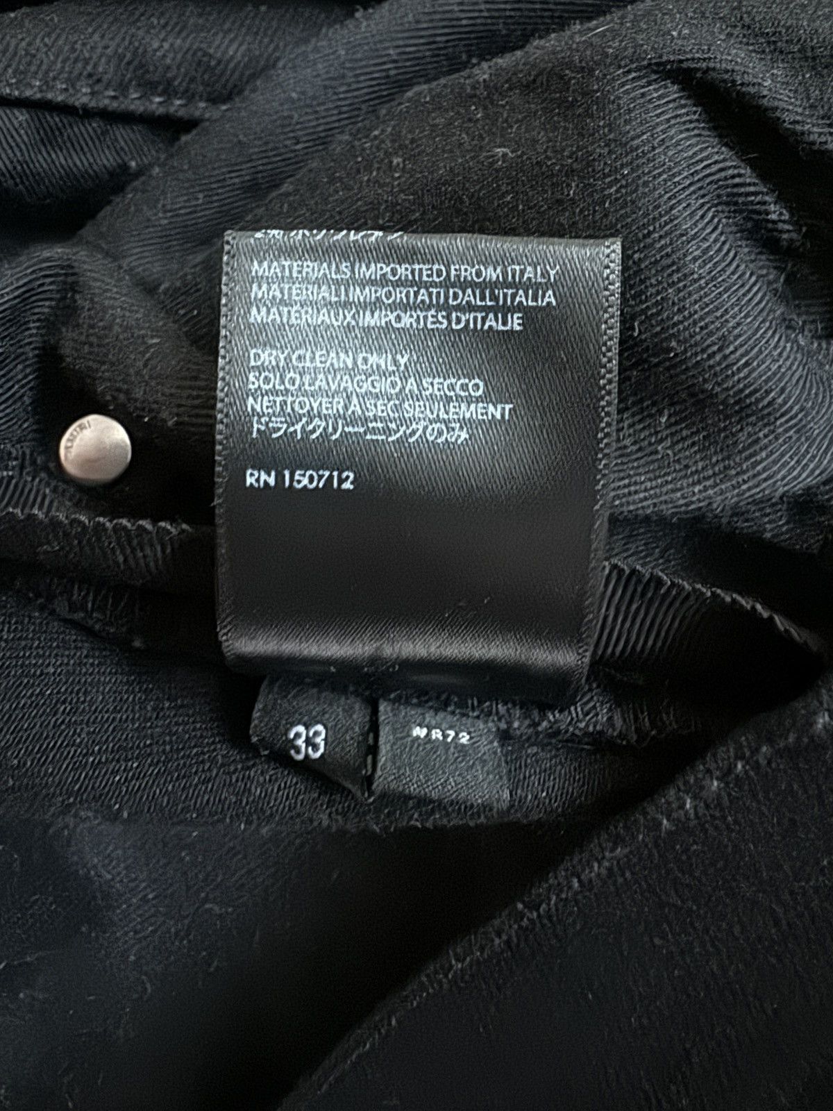 Amiri Amiri MX1 Black Bandana Denim Sz.33 Size US 33 - 10 Thumbnail