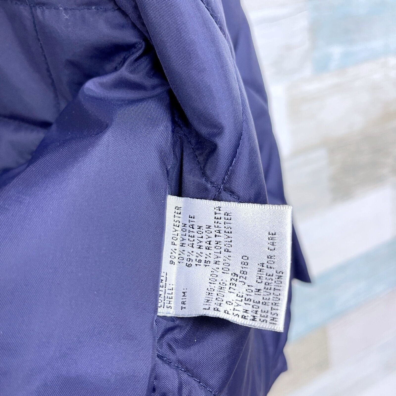Jones New York Jones New York Vintage Insulated Winter Jacket Blue Velvet S Size S / US 4 / IT 40 - 7 Thumbnail