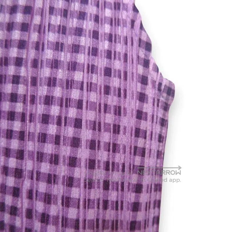 Issey Miyake Issey Miyake Pink-Purple Plaid Two-Piece Set Size XL / US 12-14 / IT 48-50 - 7 Thumbnail