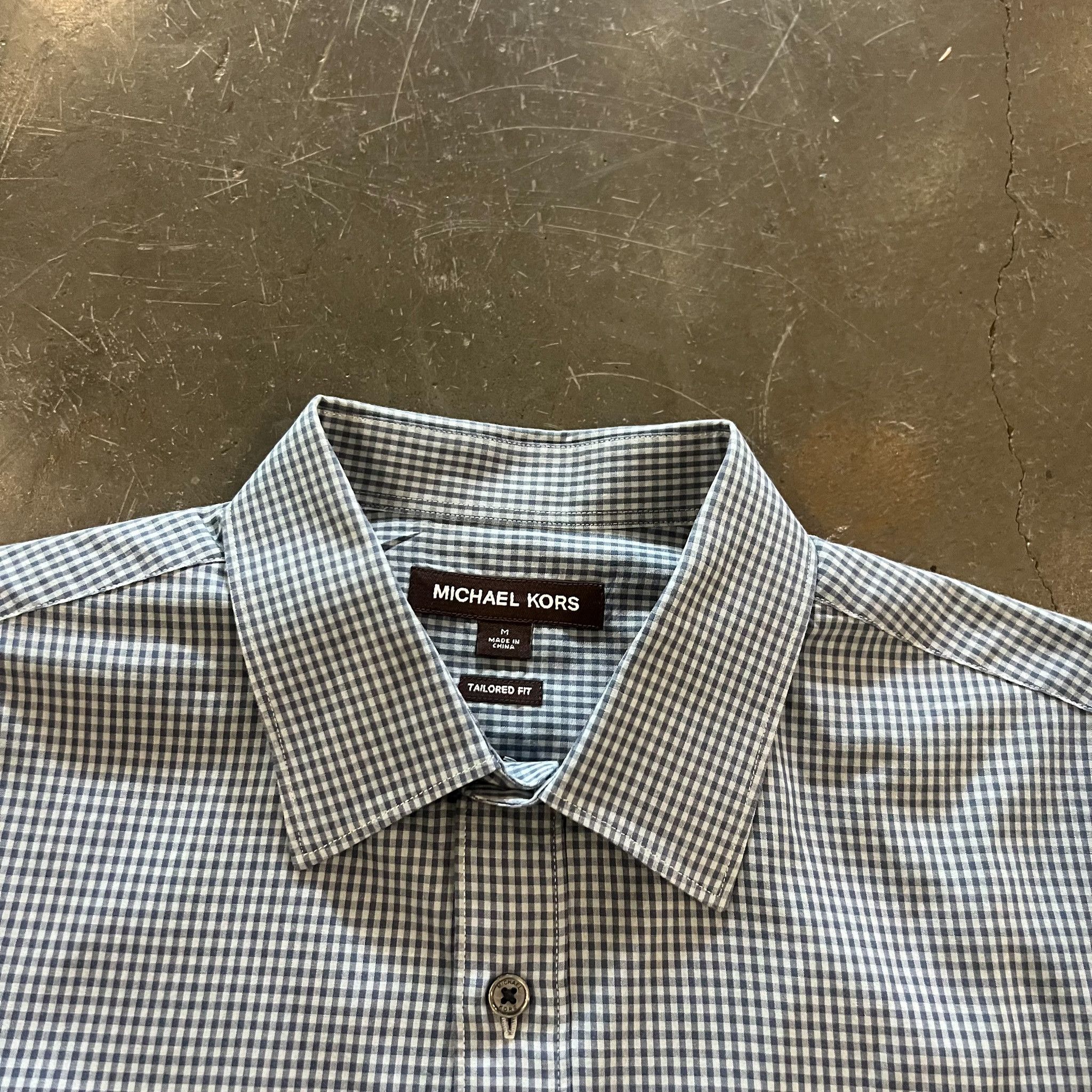 Michael Kors Michael Kors Checkered Button Up • M Size US M / EU 48-50 / 2 - 2 Thumbnail