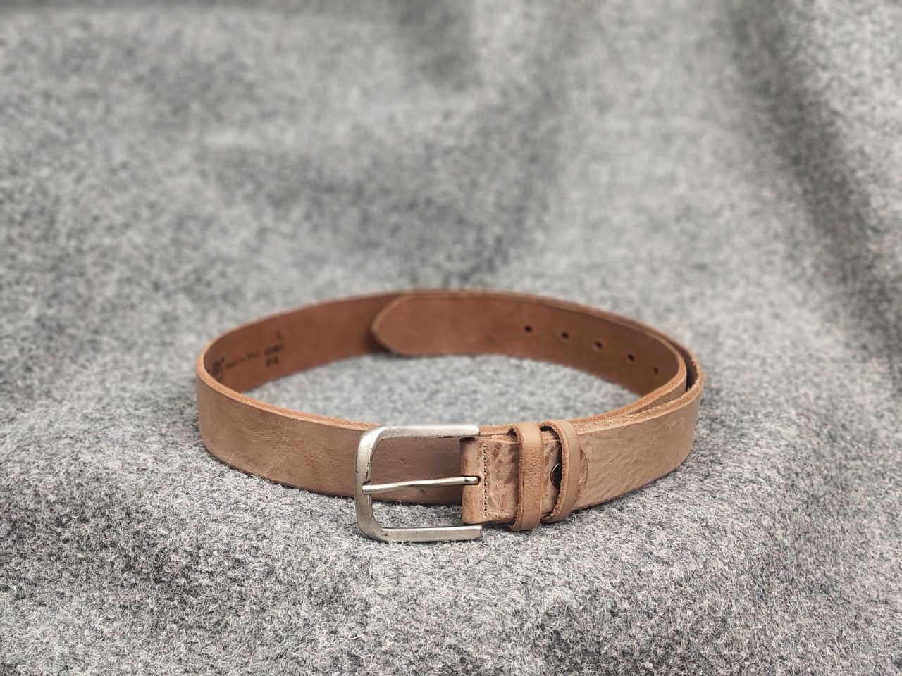 Timberland Timberland Beige Real Leather Minimalist Belt Vintage Style Size ONE SIZE - 1 Thumbnail