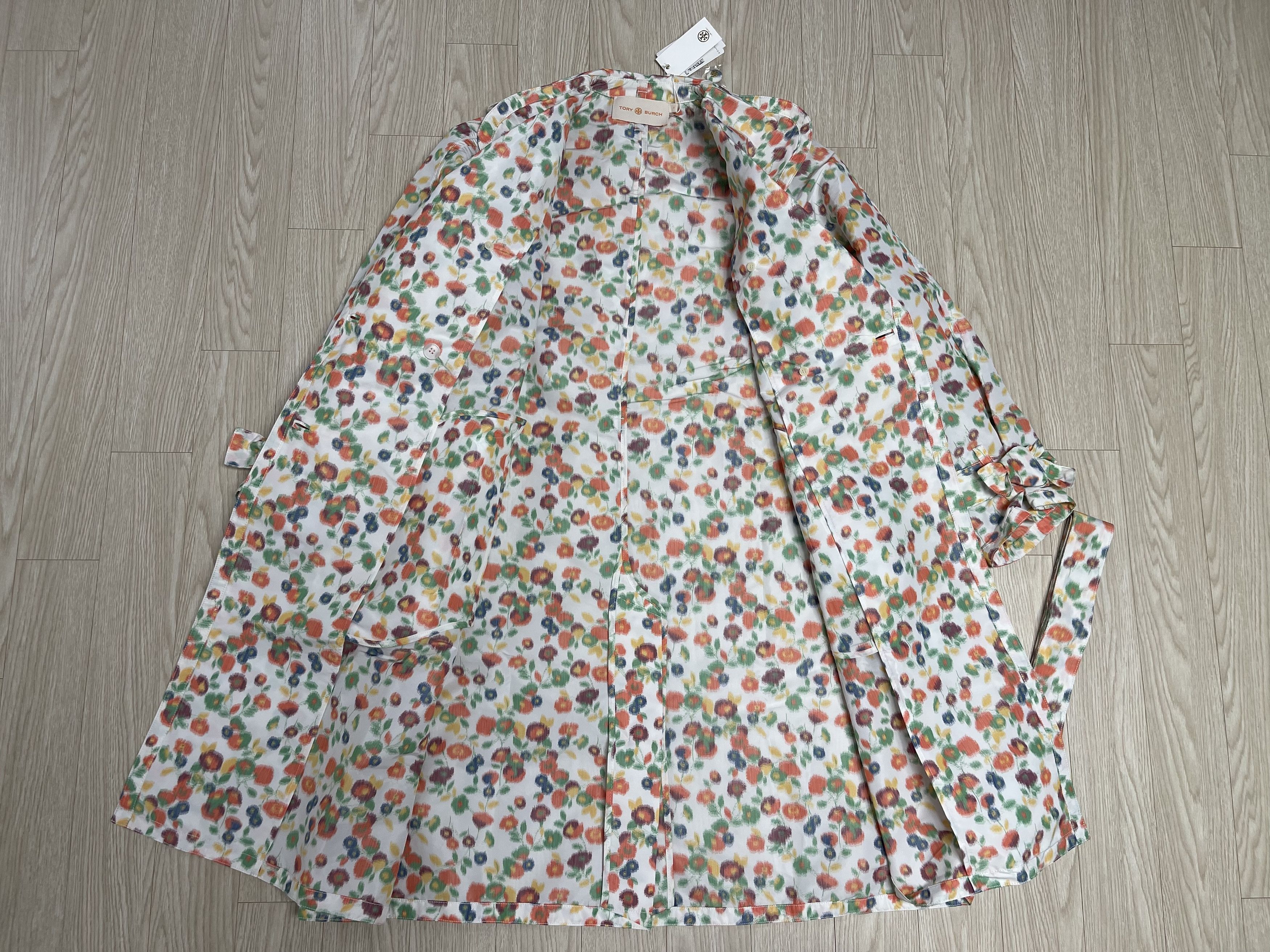 Tory Burch TORY BURCH RUNWAY Taffeta Trench Coat Size S / US 4 / IT 40 - 5 Thumbnail