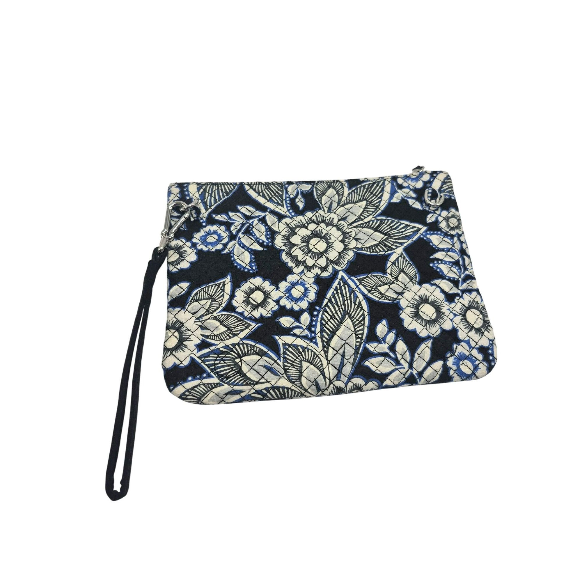 Vera Bradley Vera Bradley Snow Lotus Floral Zip Wristlet Clutch Purse Bl Size ONE SIZE - 2 Thumbnail