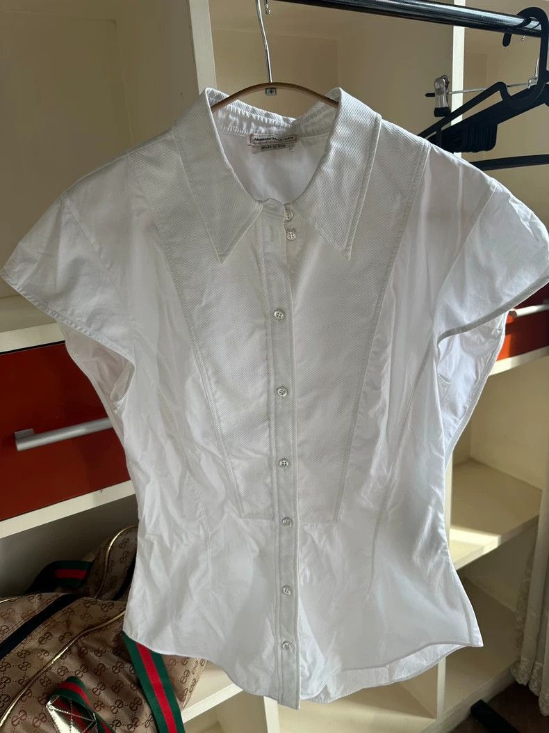 Alexander McQUEEN size 42 Slim fit short sleeved shirt 250