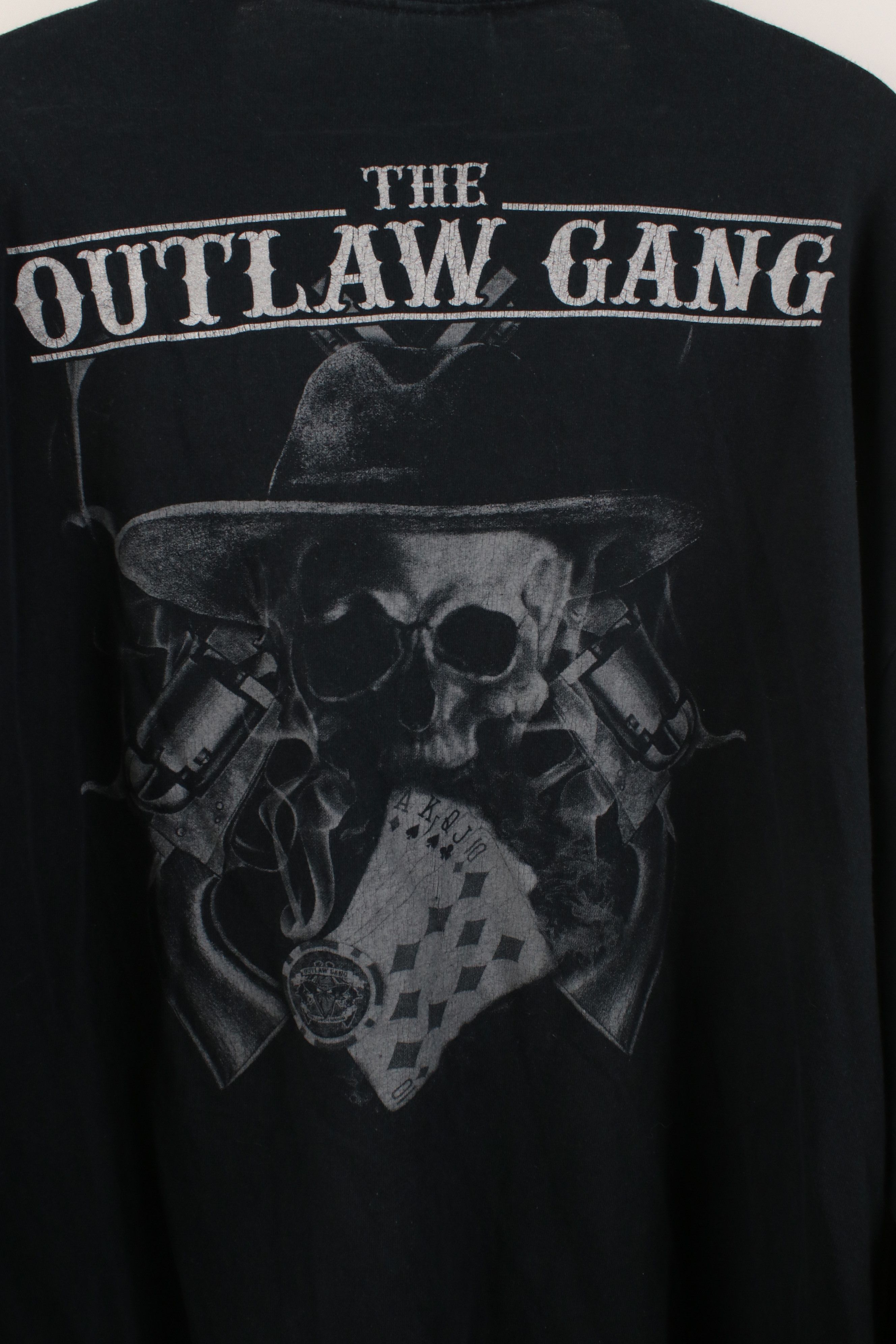 Vintage Vintage Y2K Outlaw Gang God Guns Freedom Long Sleeve T-Shirt Size US XXL / EU 58 / 5 - 11 Thumbnail