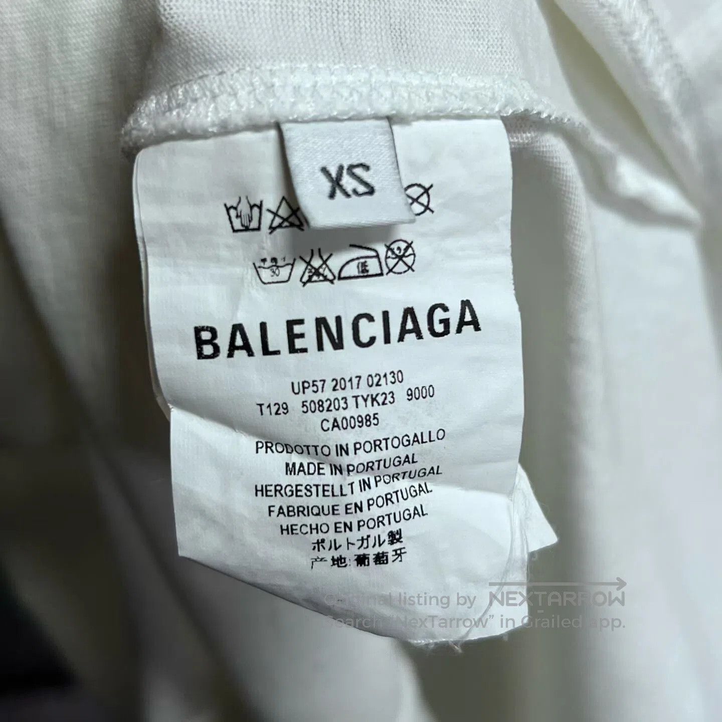Balenciaga Balenciaga Logo-printed short-sleeved T-shirt with a round Size US XS / EU 42 / 0 - 3 Thumbnail