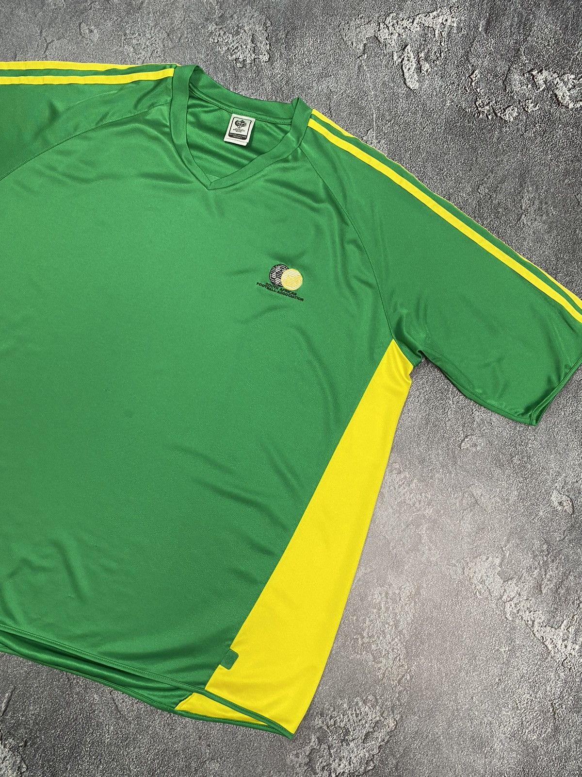 Adidas × Vintage Adidas South Africa 2005-06 Vintage Soccer jersey Mundial Size US XXL / EU 58 / 5 - 3 Thumbnail