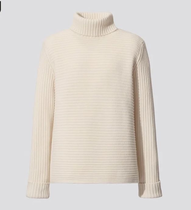 Jil Sander × Uniqlo Jil Sander x Uniqlo +J Ribbed Turtleneck Sweater Sz M Size M / US 6-8 / IT 42-44 - 1 Thumbnail