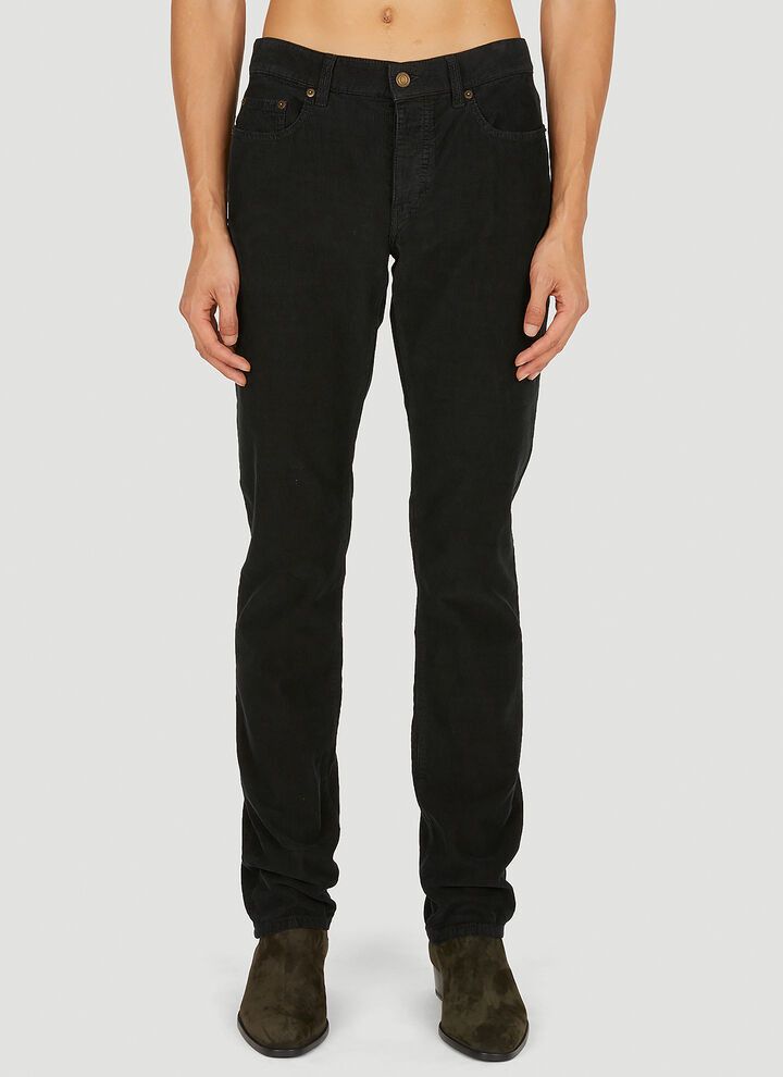 Saint Laurent Paris o1bcso1str1124 Slim Fit Jeans in Black Size US 30 / EU 46 - 1 Thumbnail