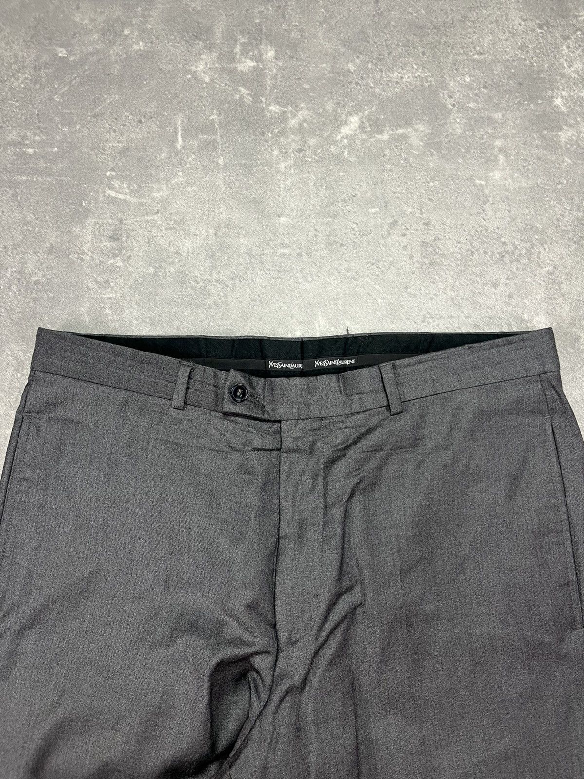 Yves Saint Laurent 90s Yves Saint Laurent YSL Vintage Wool Casual Pants 52 Size US 36 / EU 52 - 6 Thumbnail