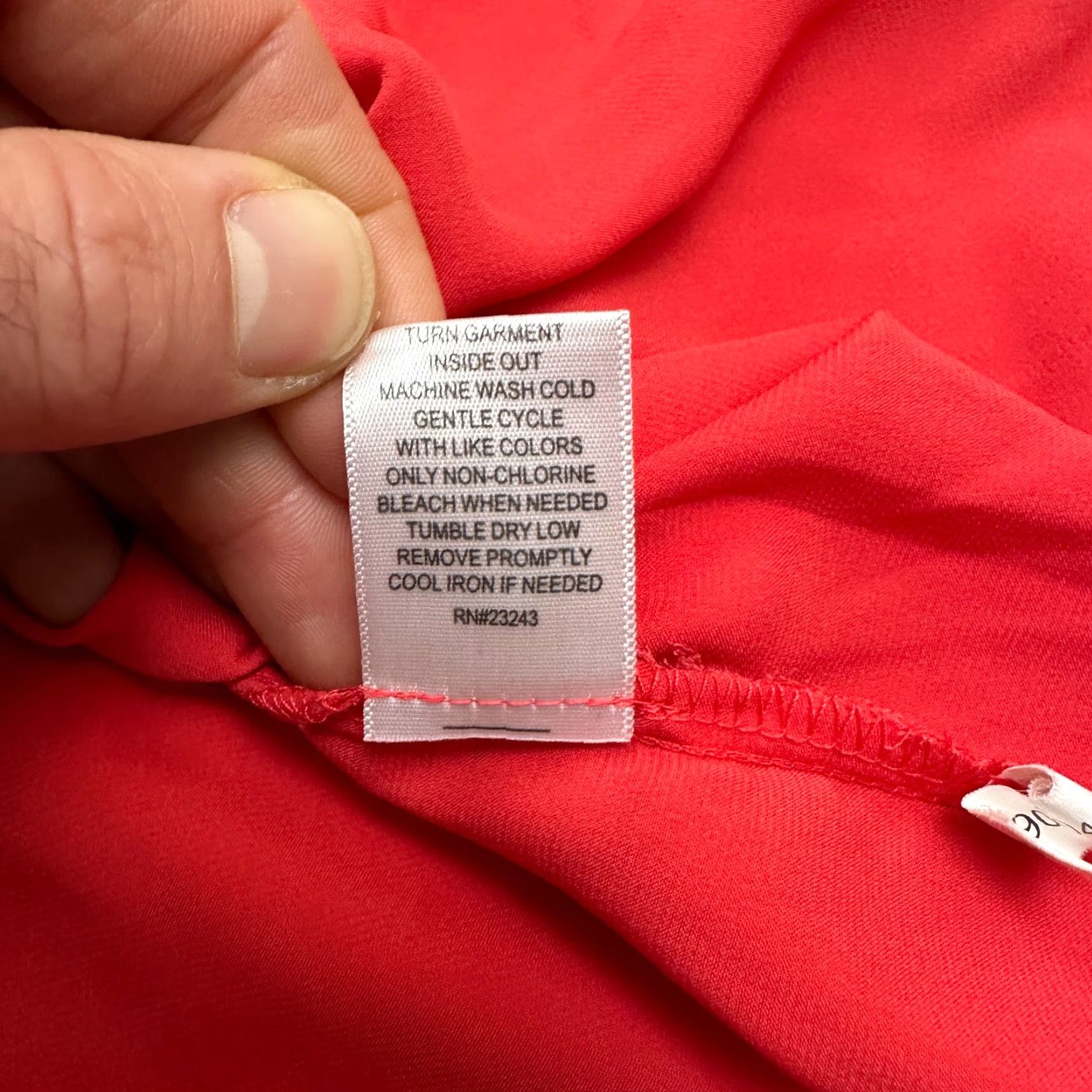 Vintage New York & Company Blouse Women Small Red Tank Pleated Casual Stretch Size S / US 4 / IT 40 - 7 Thumbnail
