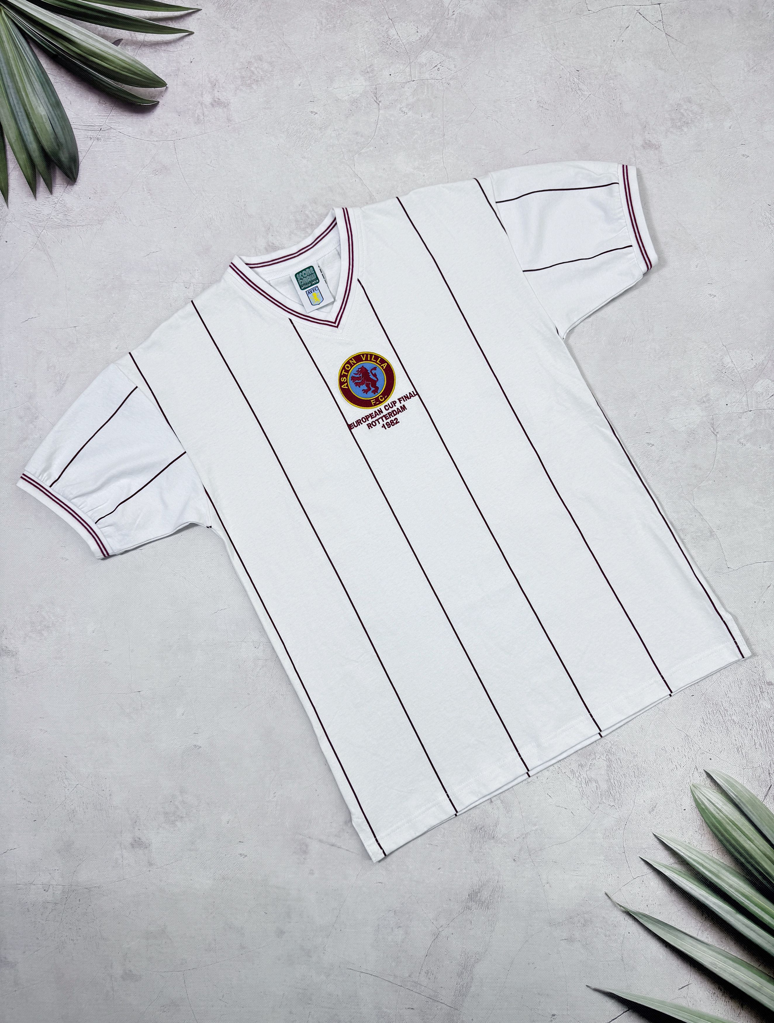 Sports Specialties European Cup Rotterdam 1982 Aston Villa Away Football Shirt Size US M / EU 48-50 / 2 - 1 Thumbnail