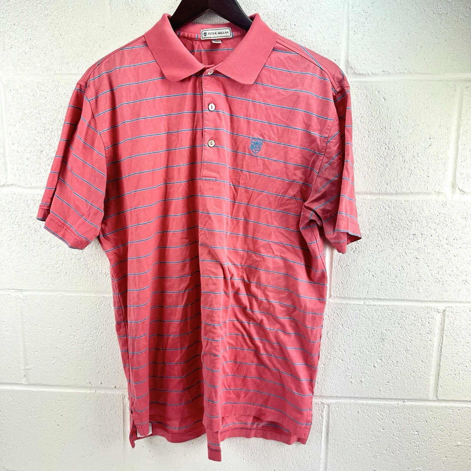 Peter Millar Peter Millar - Golf Short Sleeve Polo - Salmon M Medium Size US M / EU 48-50 / 2 - 1 Thumbnail