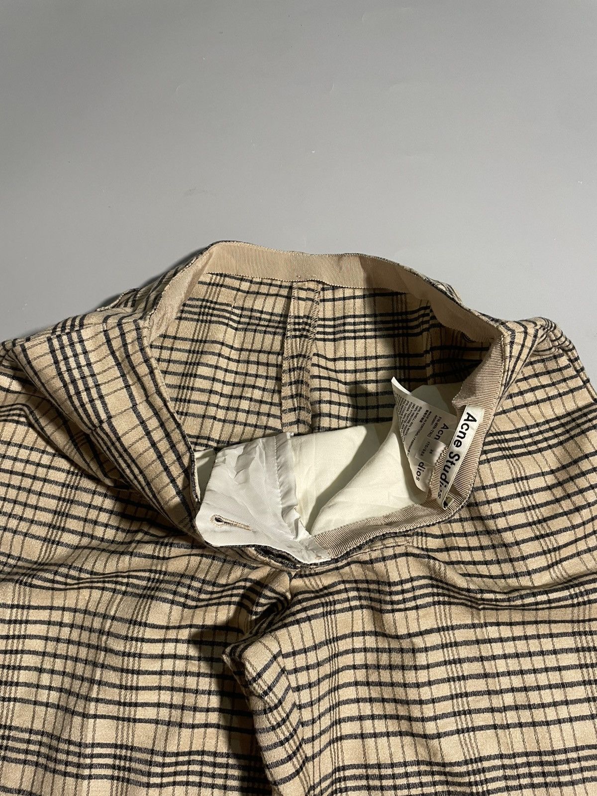 Acne Studios Acne Studios Plaid Wool Trousers Size 25" / US 0 / IT 36 - 6 Thumbnail