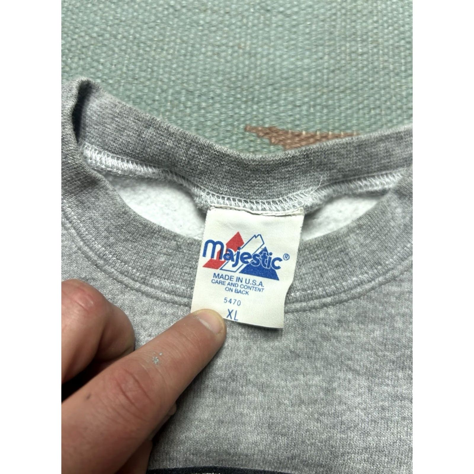 NHL VINTAGE 90s Crewneck Sweatshirt NHL Original 6 Rangers Maple Leafs Red Wings XL Men Red Size US XL / EU 56 / 4 - 3 Thumbnail