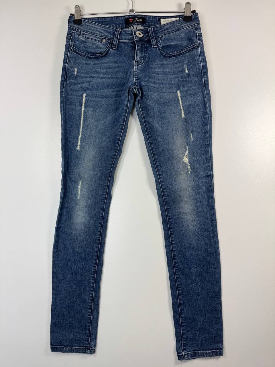 Guess Guess Skinny Fit Blue Distressed Jeans Women’s Denim Size 26 Size 29" - 1 Thumbnail