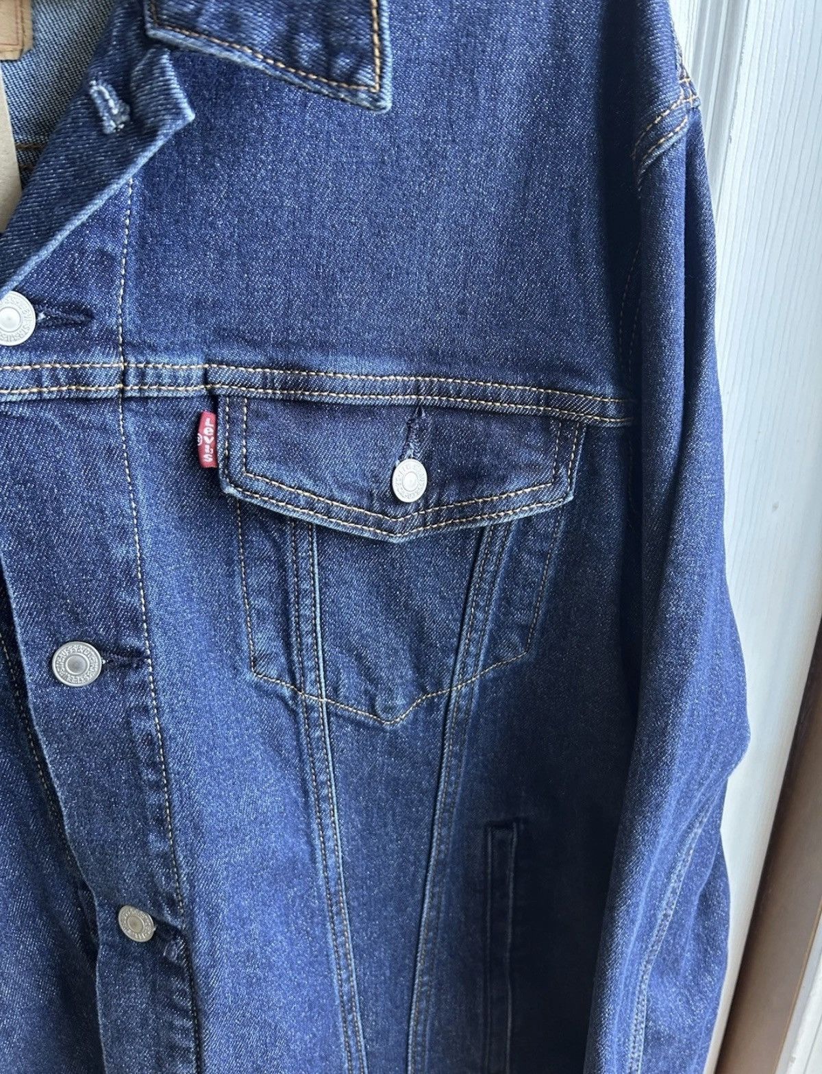 Levi's Men's Levi's Blue Denim Jacket Original L/S $90 Size 2XL Size US XXL / EU 58 / 5 - 2 Thumbnail
