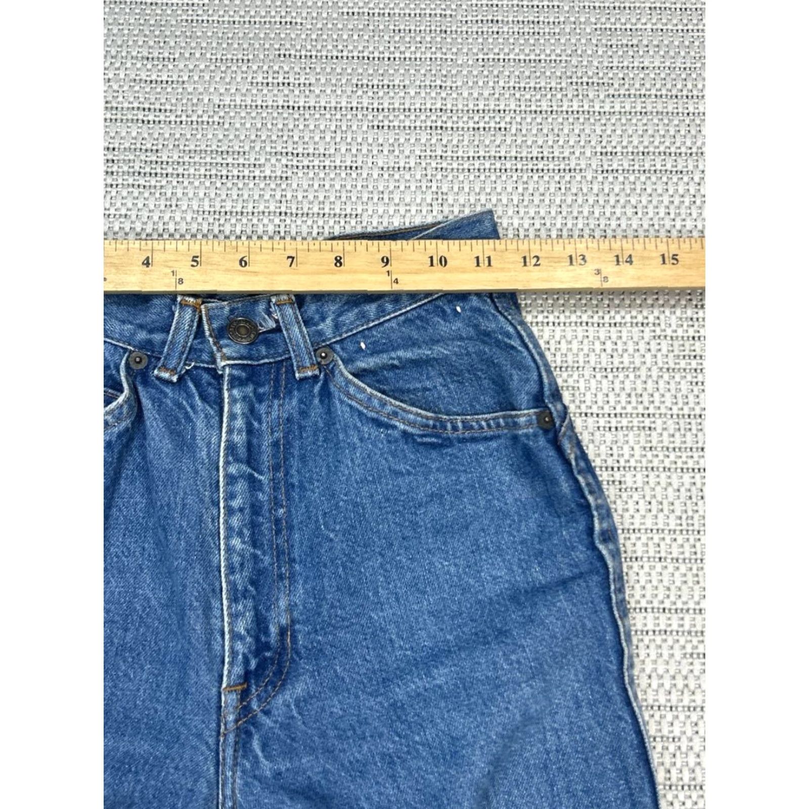 Levi's VINTAGE Levi's Jeans Womens 23 Denim 5-Pocket Logo Embroidered Blue MOdern Classic Straight Mens Womens Size 40" / US 18 - 6 Thumbnail