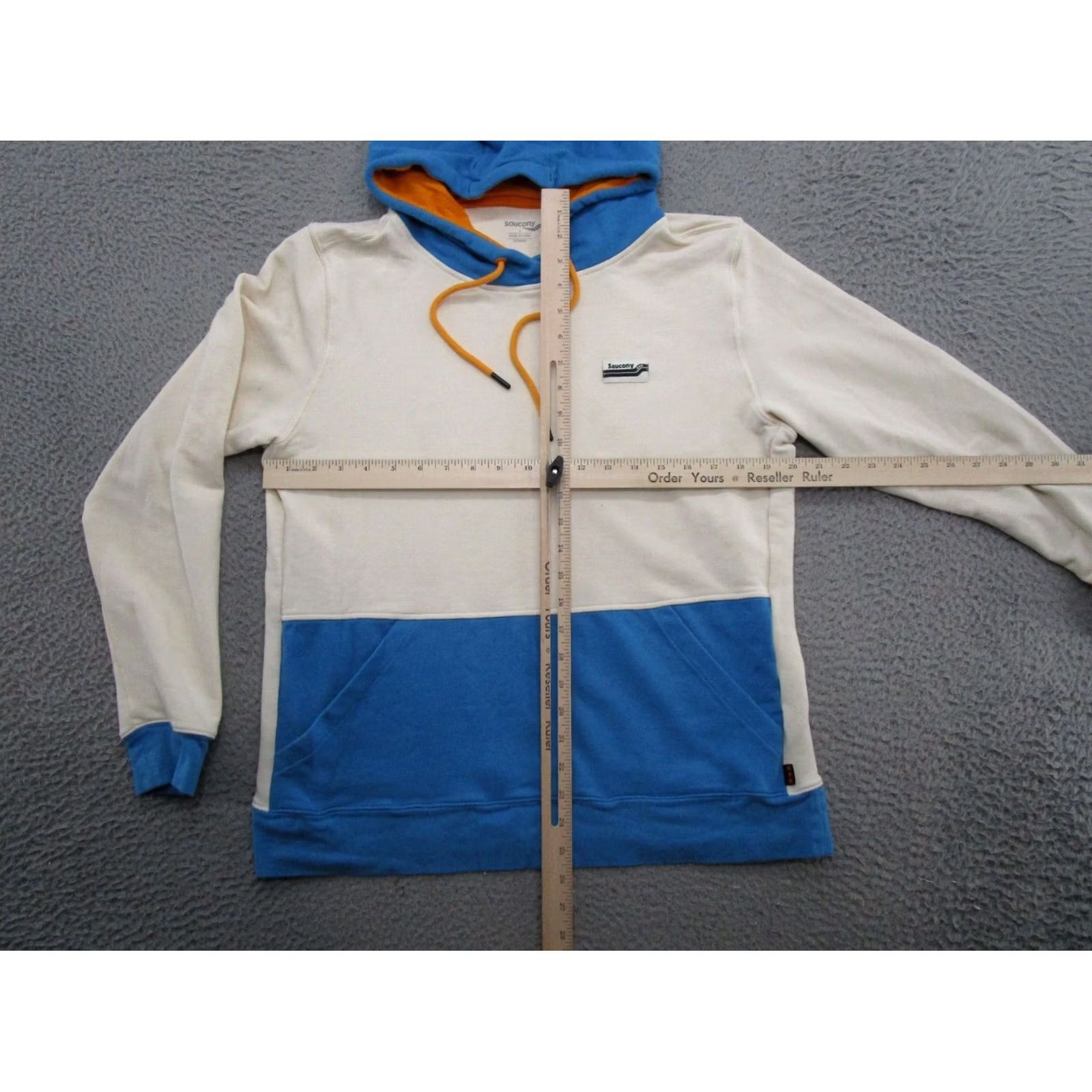Saucony Saucony Colorblock Women's Hoodie Pullover SZ L Multicolor Stretch Activewear Hoodie Womens L Colorblock Pullover Hoodie Size L / US 10 / IT 46 - 6 Thumbnail
