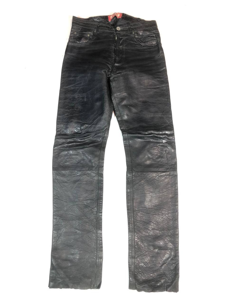 Vintage Enjoy Racing Moto Biker Leather Pants Size US 29 - 1 Thumbnail