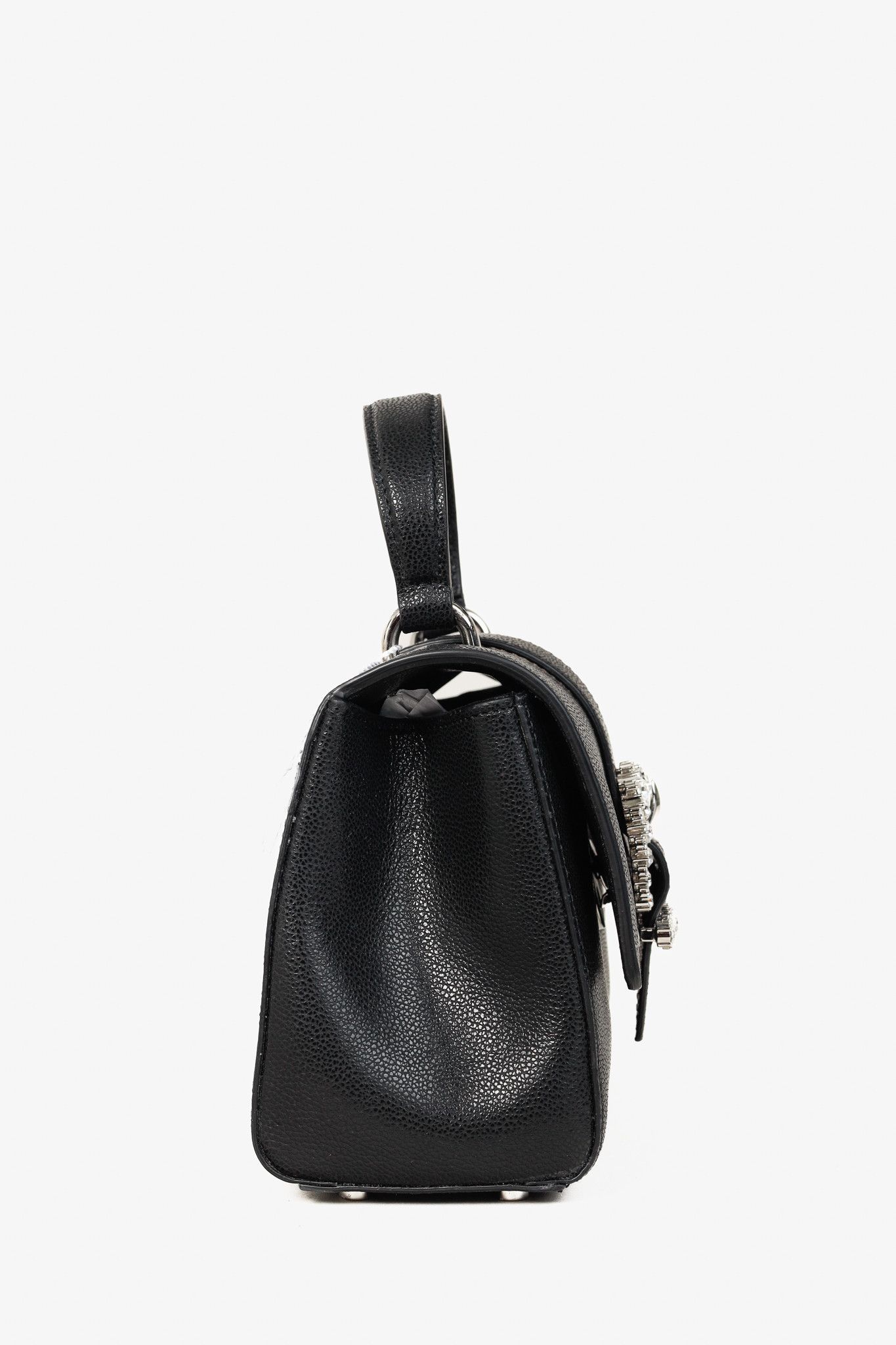 Jimmy Choo Jimmy Choo Cheri Soft Grainy Leather Crystal-Buckle Bag Size ONE SIZE - 3 Thumbnail