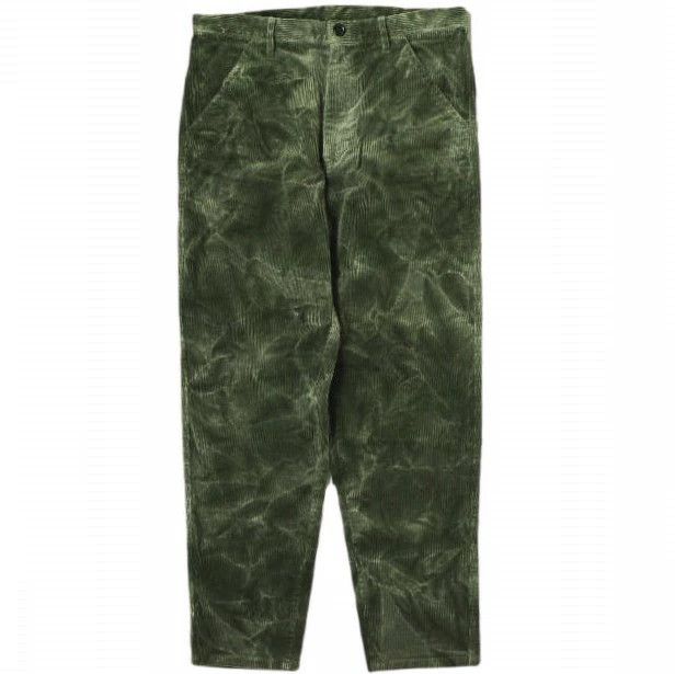 Comme des Garcons SHIRT Cropped Pants Corduroy tapered cotton zipper plain Olive Size US 34 / EU 50 - 1 Thumbnail