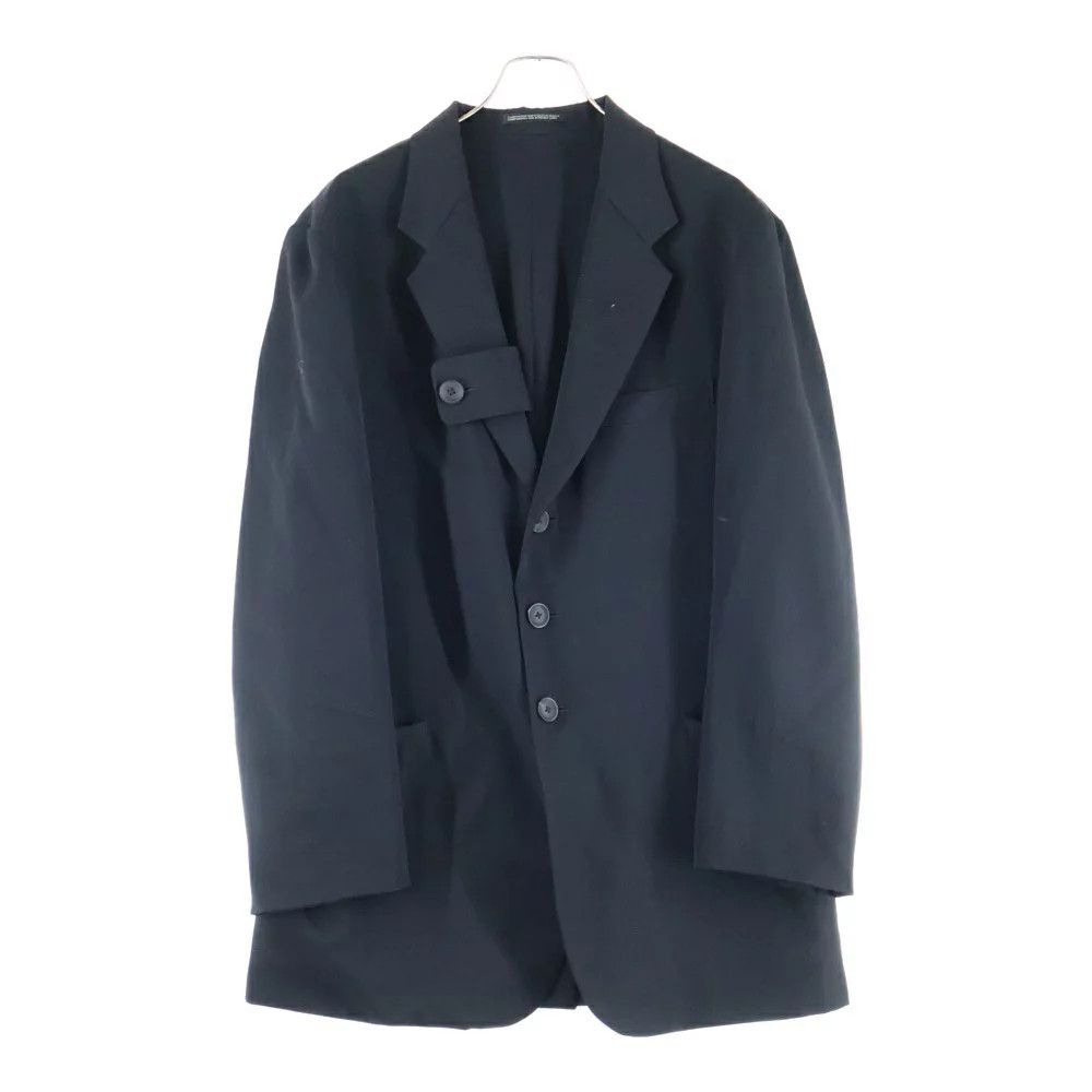 Yohji Yamamoto Pour Homme Flap Pocket Tailored Jacket HR-J22-100 Size US M / EU 48-50 / 2 - 1 Thumbnail