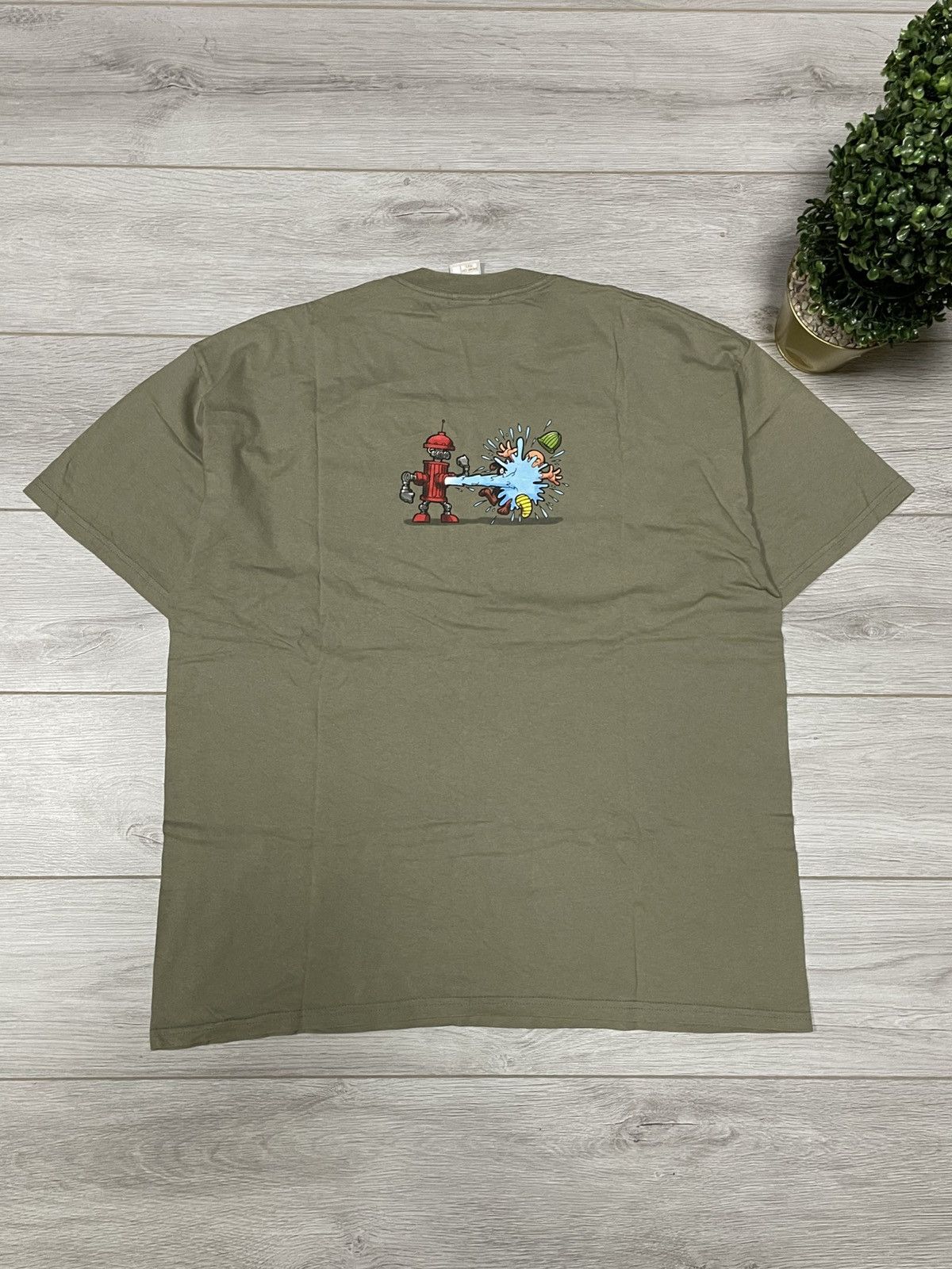 Vintage To The Edge USA humor Hydrant skate graphic oversize tee Size US XXL / EU 58 / 5 - 2 Thumbnail