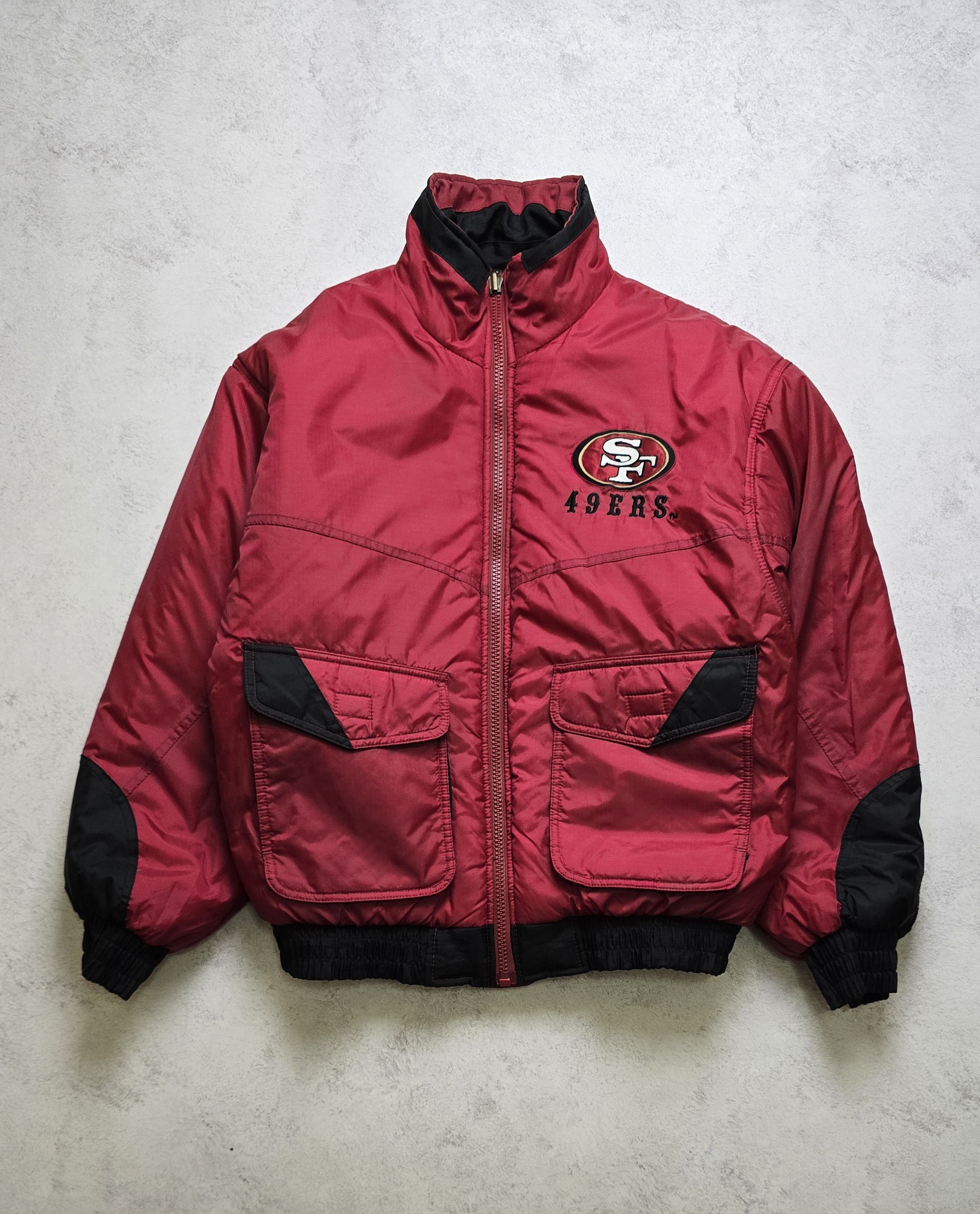 Pro Player Vintage Pro Player San Francisco 49ers Reversible NFL Jacket Size US XL / EU 56 / 4 - 4 Thumbnail