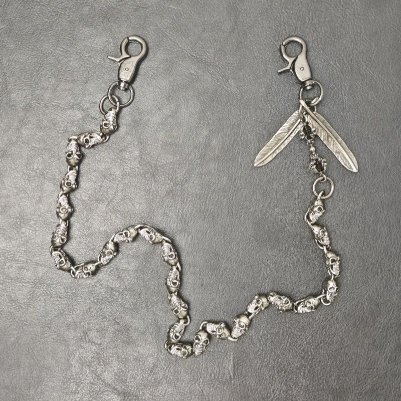 Japanese Brand × Vintage Japanese Peripheral Skull and Feather Goth Waist Chain Size ONE SIZE - 1 Thumbnail