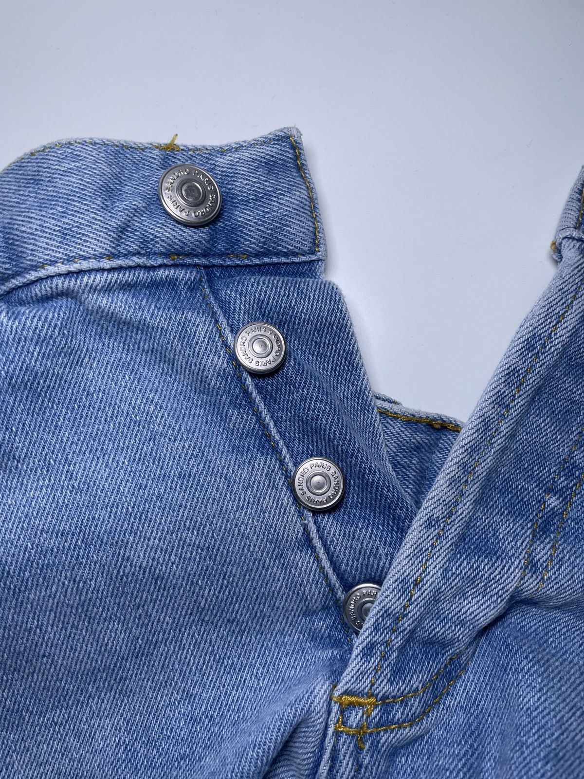 Sandro Sandro Light Blue Washed Jeans Size US 28 / EU 44 - 7 Thumbnail