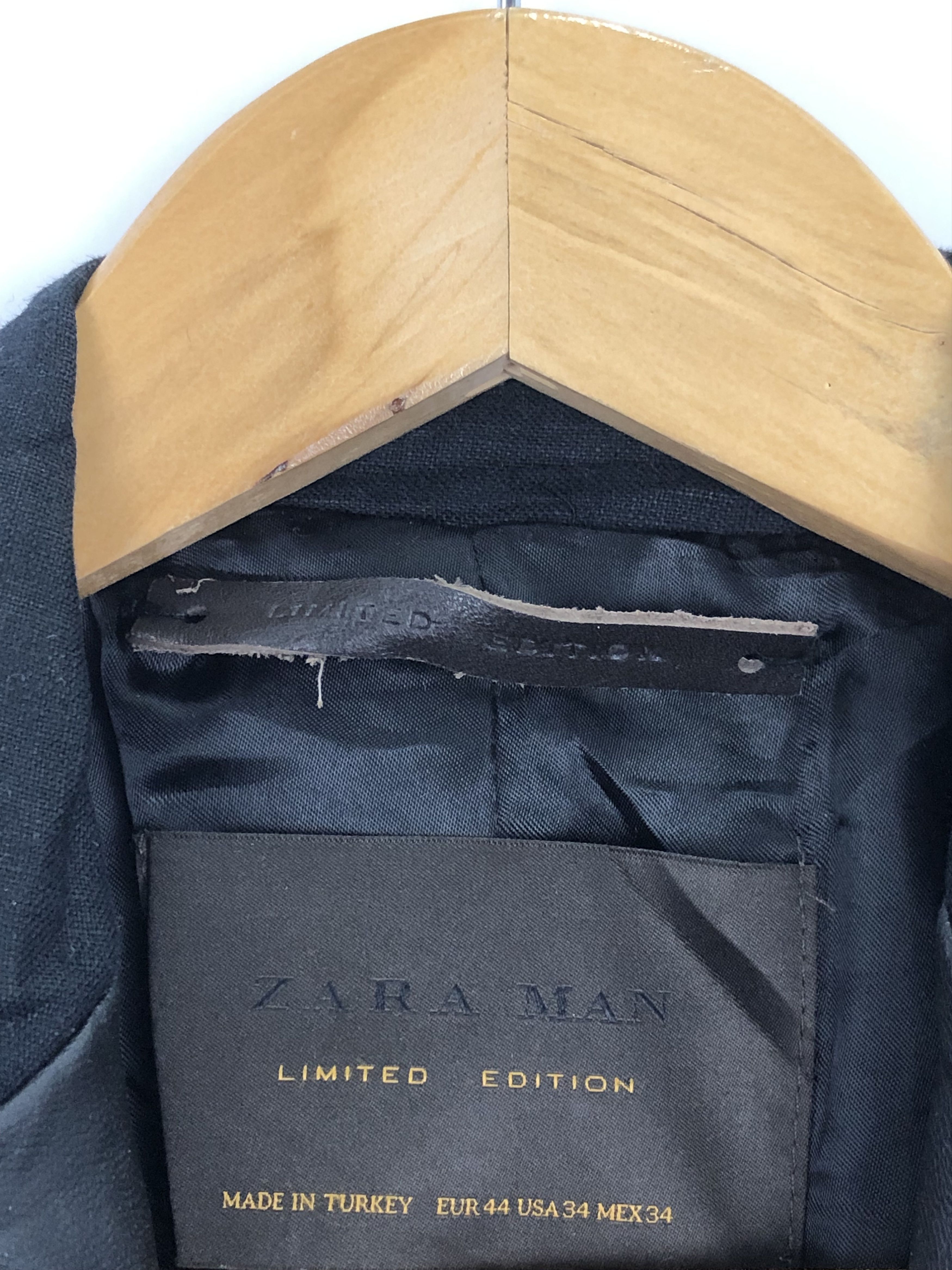 Zara Vintage Zara Limited Edition Leather Sleeve Jacket V0384 Size US M / EU 48-50 / 2 - 6 Thumbnail