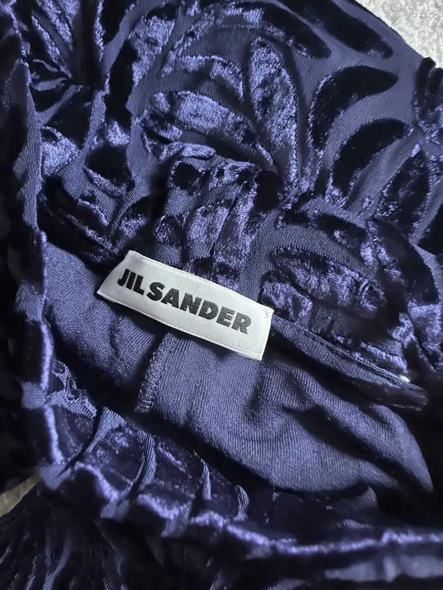 Designer × Jil Sander × Vintage AW2022 Jil Sander Velvet Trouser Marine Size 28" / US 6 / IT 42 - 5 Thumbnail