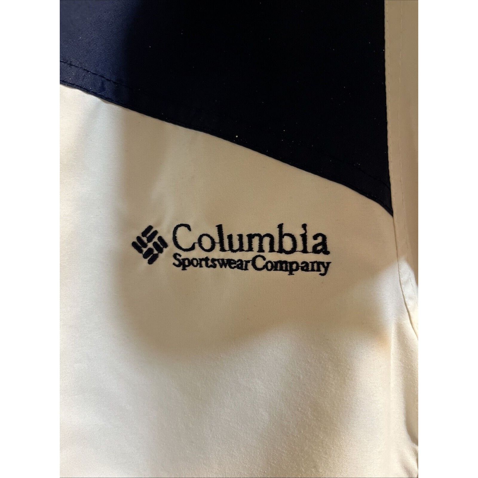 Columbia Columbia Vintage Jacket Womens M White Blue Zip Bugaboo Coat Size M / US 6-8 / IT 42-44 - 4 Thumbnail