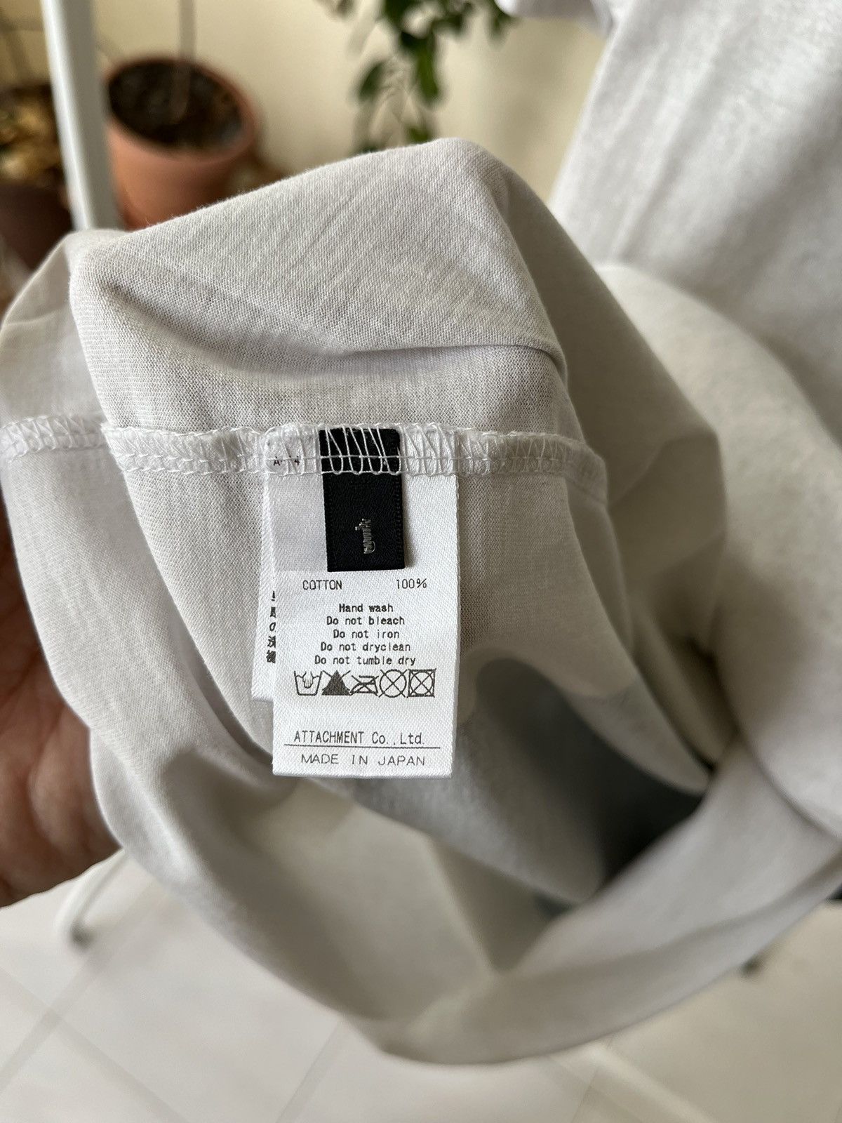 Attachment × Kazuyuki Kumagai Attachment Pigment T Shirt Size M / US 6-8 / IT 42-44 - 10 Thumbnail