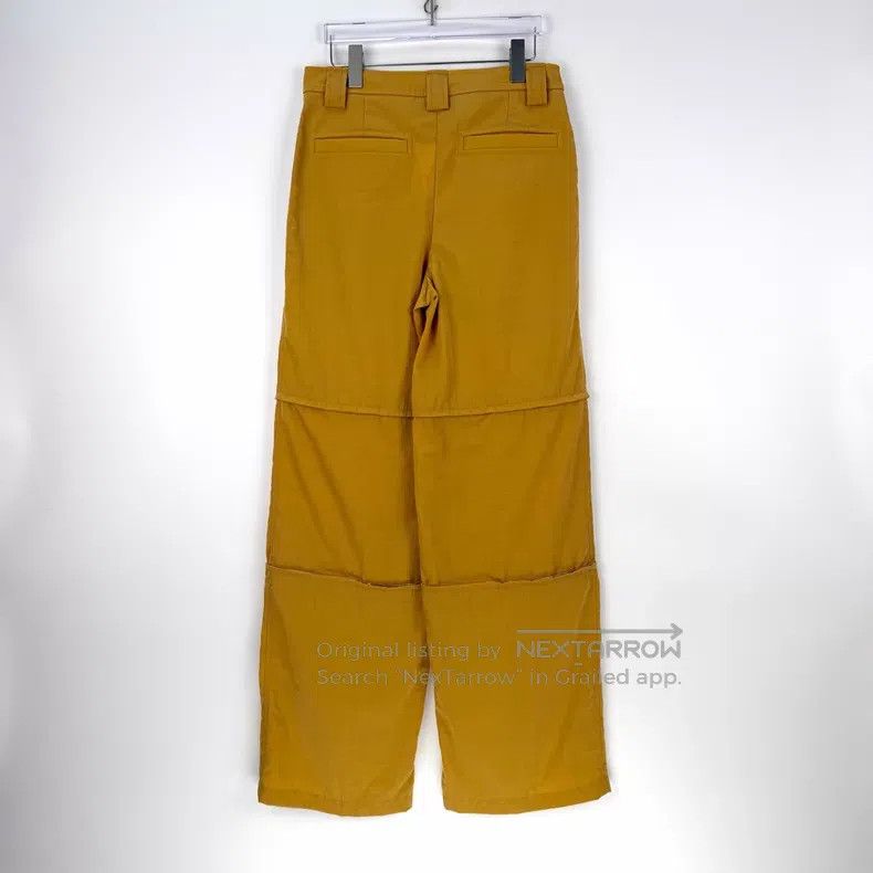 Hermes Hermes Bright Yellow Leg Zipper Design Pants Size 25" / US 0 / IT 36 - 4 Thumbnail