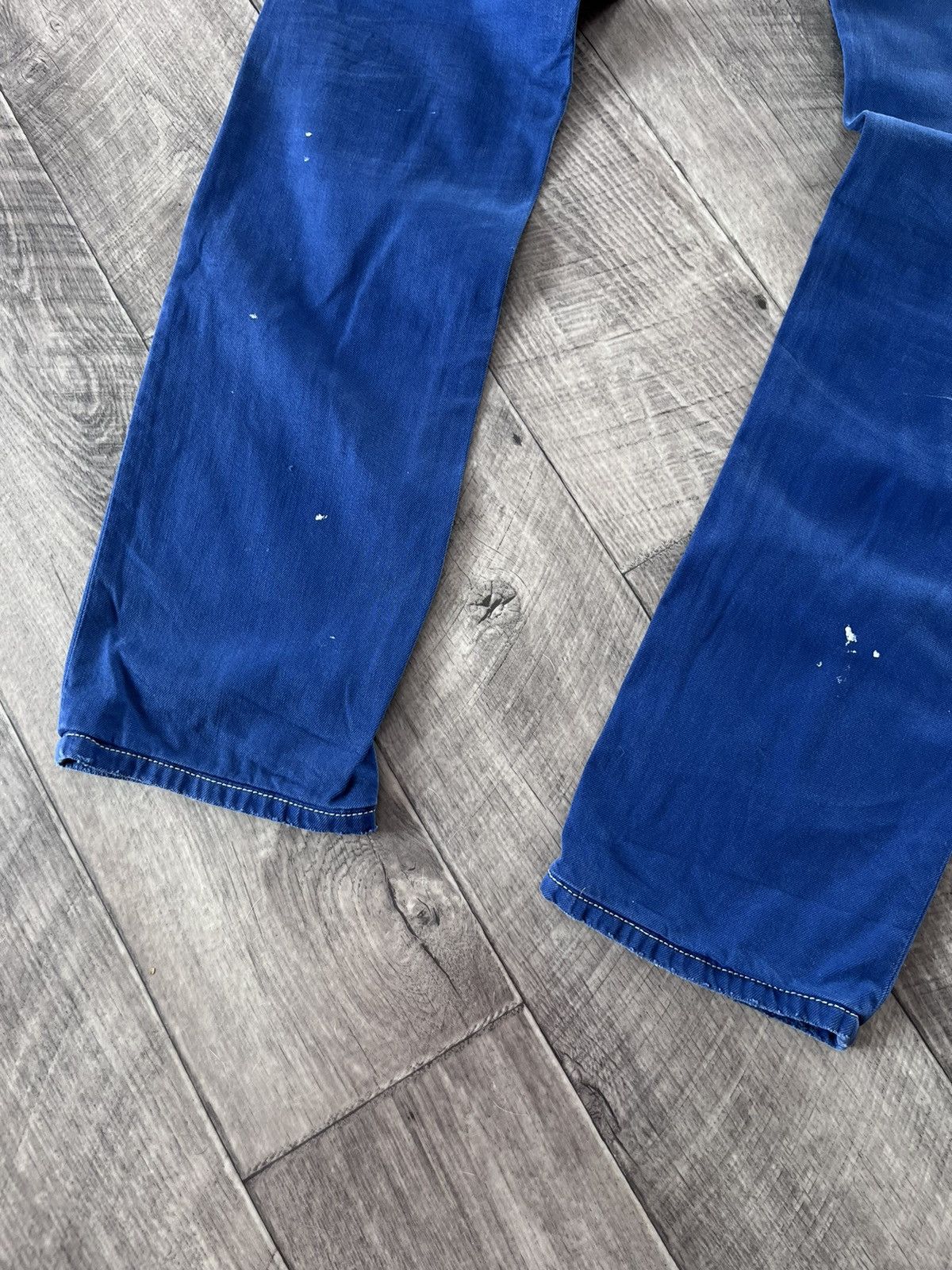 Diesel Rare Diesel D.N.A. S/S 2016 THAVAR Slim Skinny Painted Jeans Size US 33 - 16 Thumbnail