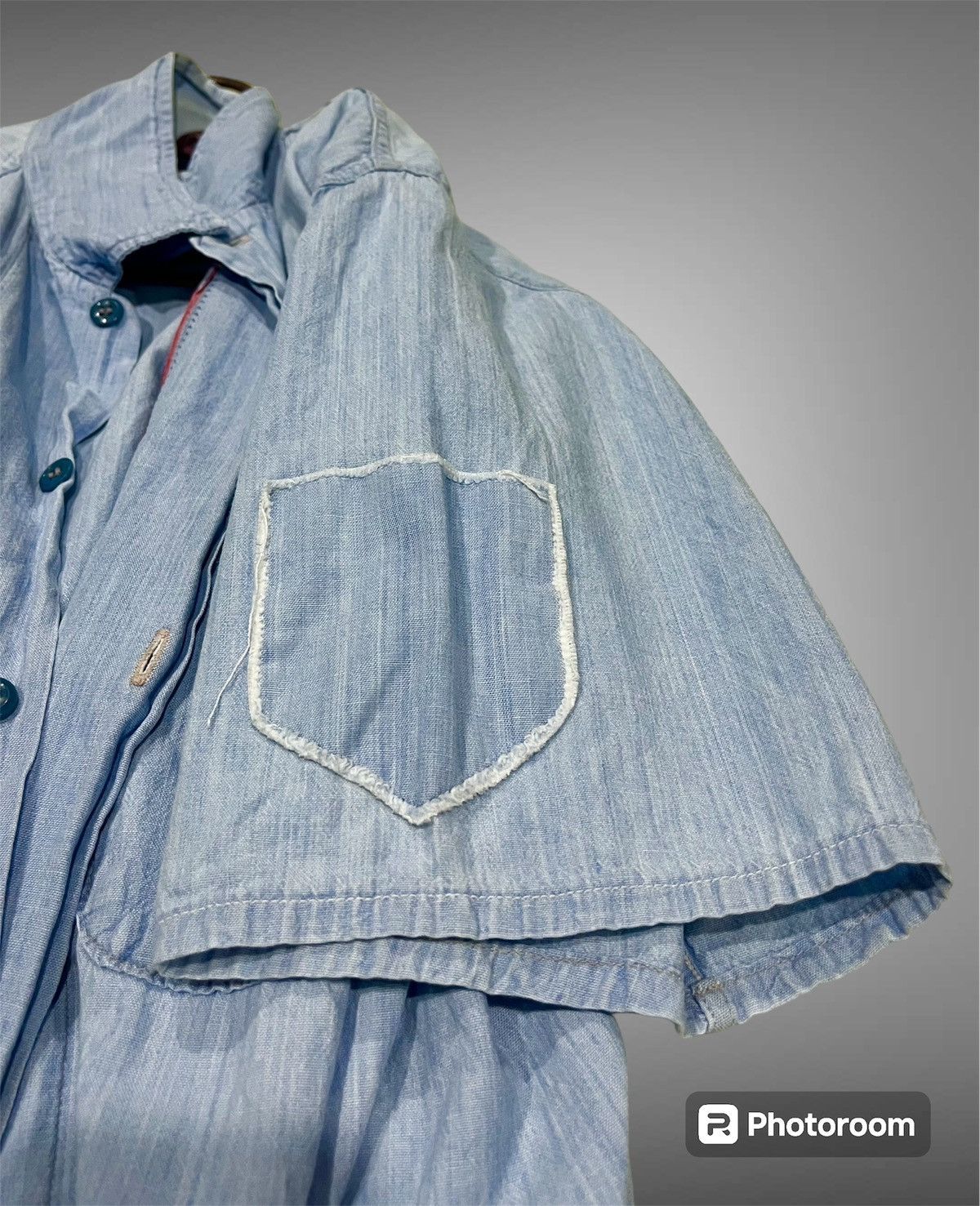 Blue Blue Japan Blue Blue Japan Arigato Selvedge Chambray USN Shirt Size US M / EU 48-50 / 2 - 5 Thumbnail