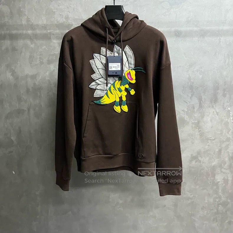 Louis Vuitton Louis Vuitton Brown Logo cartoon drawstring hooded long-sl Size US M / EU 48-50 / 2 - 1 Thumbnail