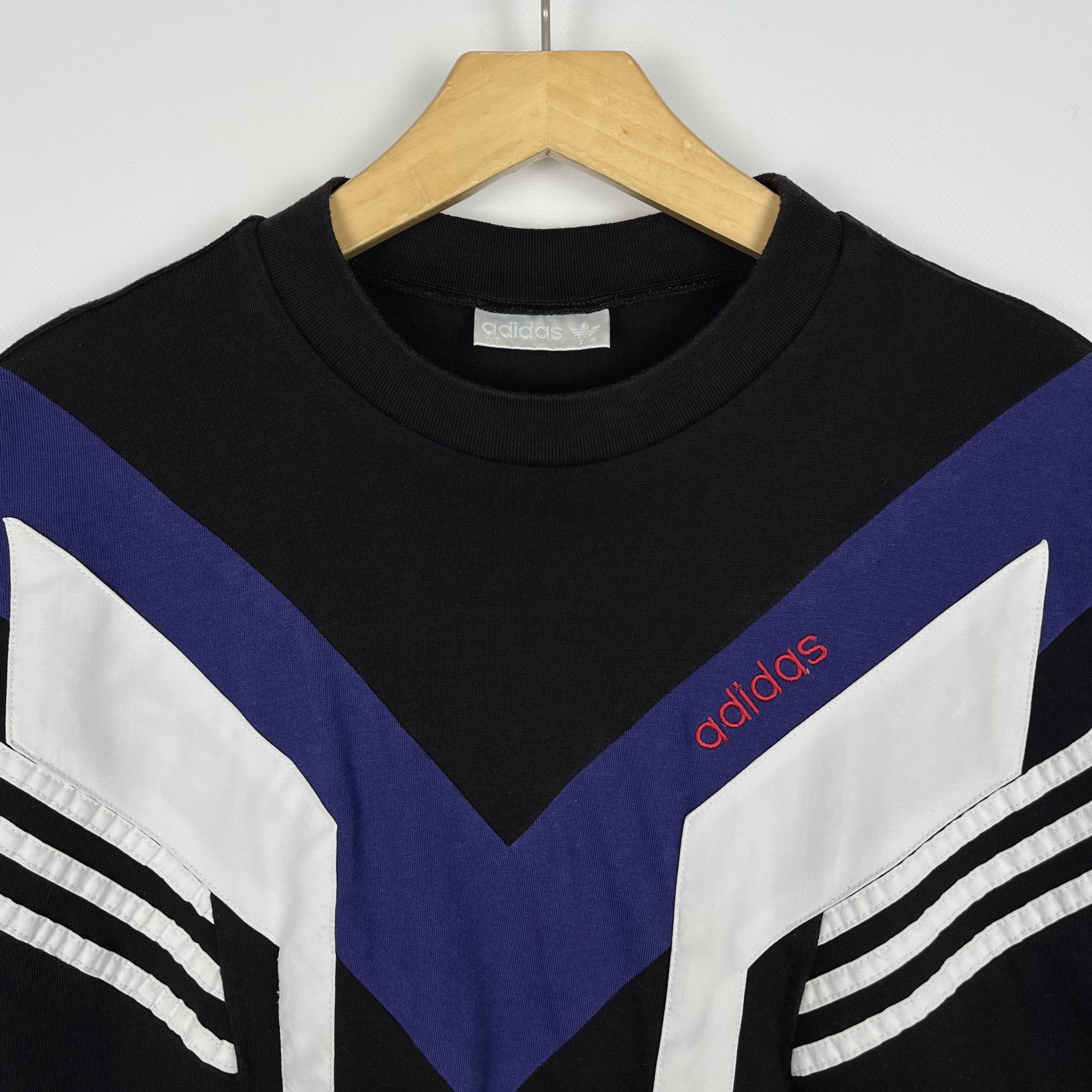 Adidas Vintage Adidas Colour Block T Shirt 90’s Size US L / EU 52-54 / 3 - 6 Thumbnail